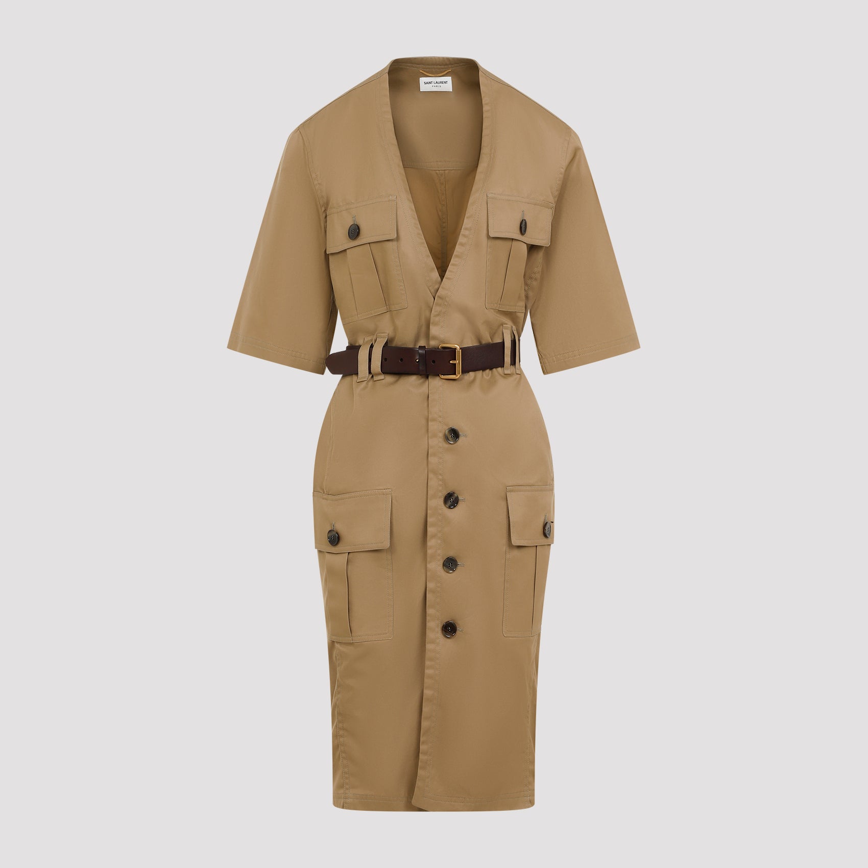 SAINT LAURENT Stylish Midi Dress for Men - SS24 Collection