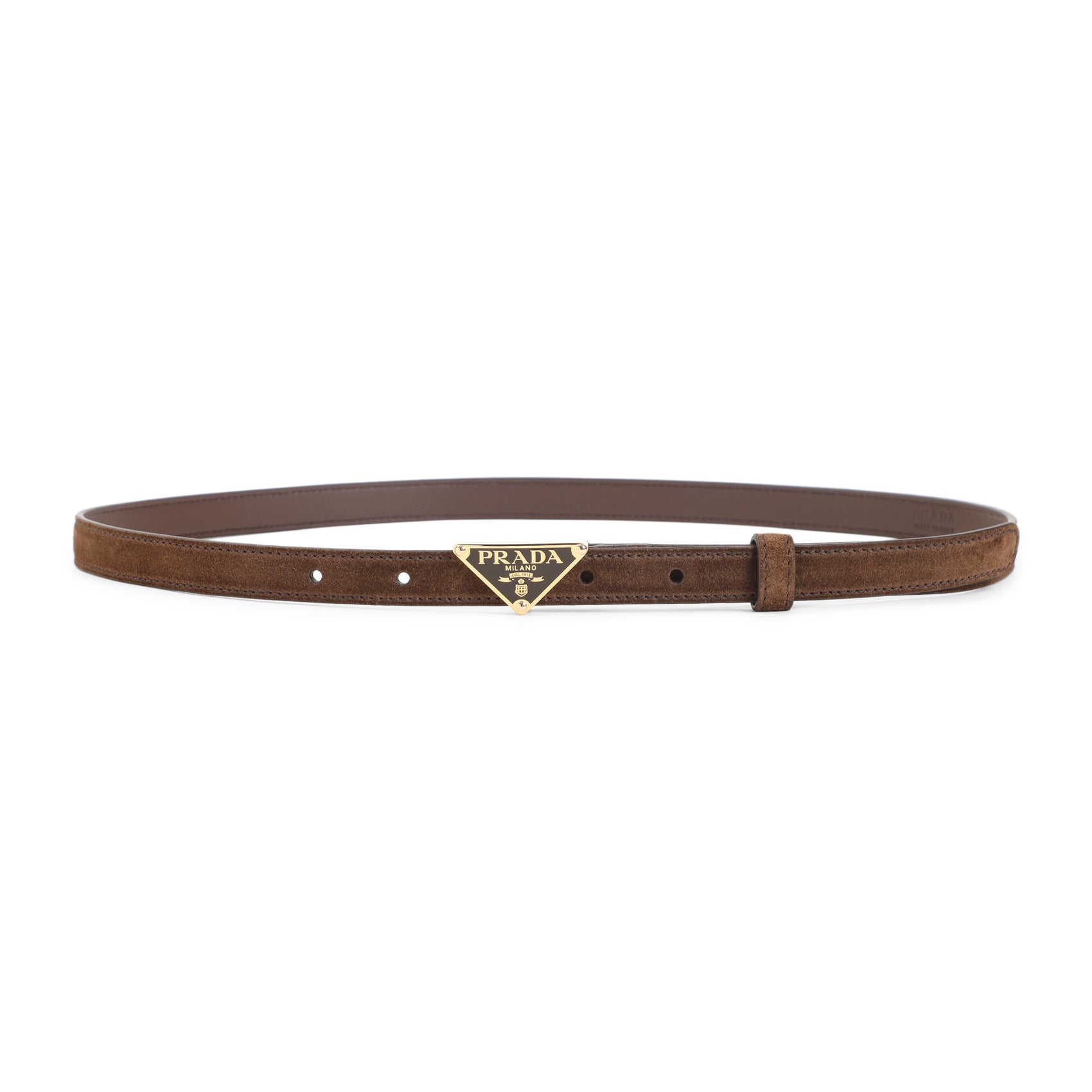 PRADA 100% Leather Belt - Men's Fashion Accessory