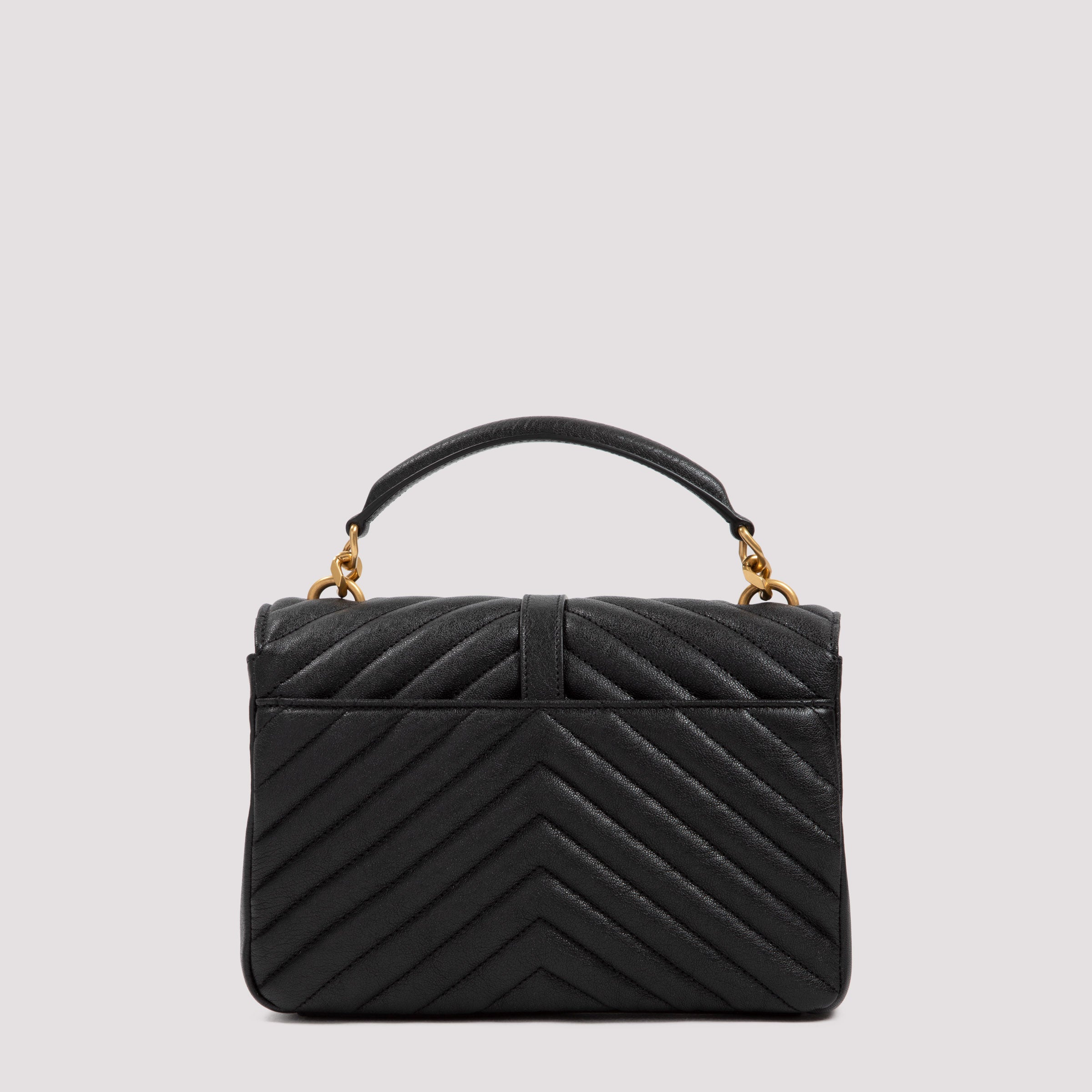 SAINT LAURENT College Handbag Mini in Matelassé Leather - FW25