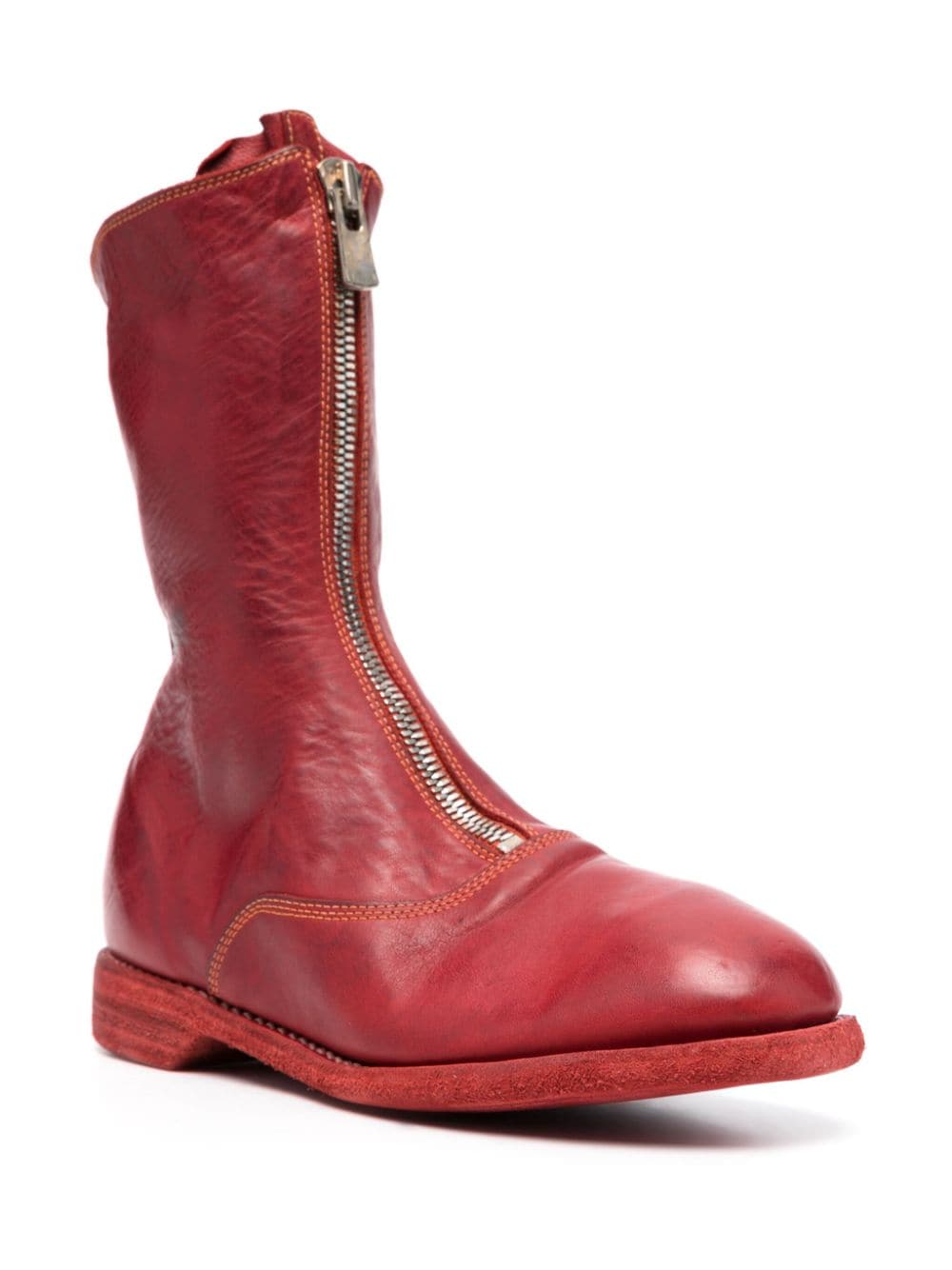 GUIDI Front Zip Boots - Women's Fashion Footwear