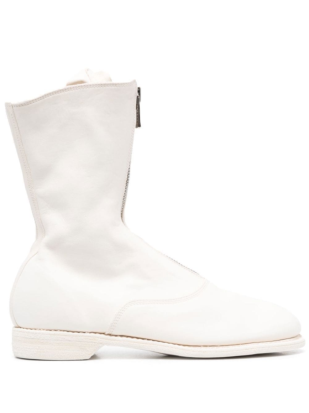GUIDI Front Zip Leather Boots for Women