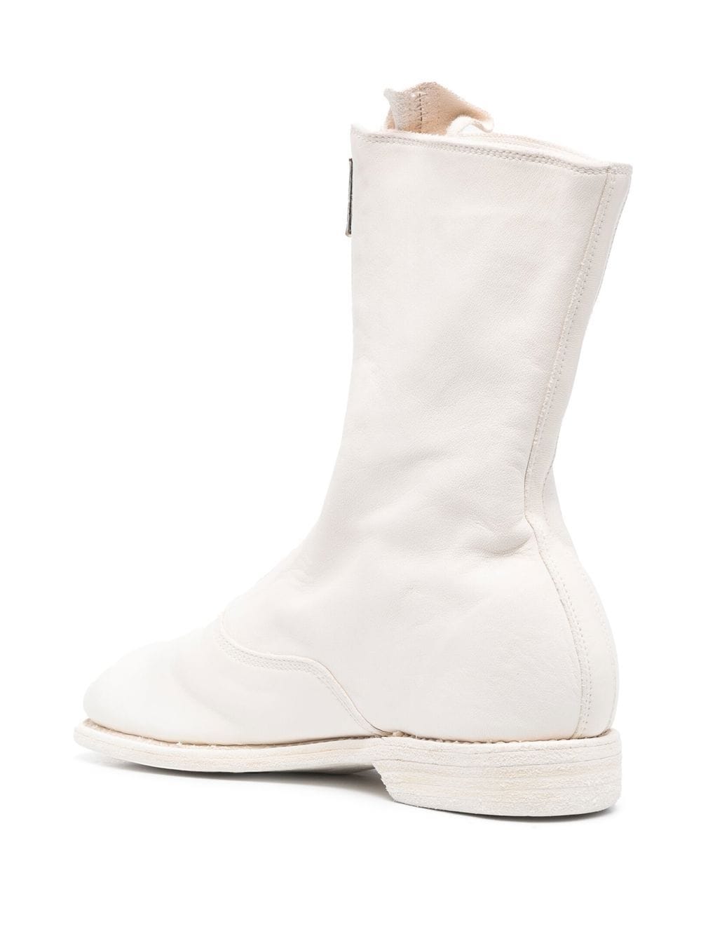 GUIDI Front Zip Leather Boots for Women