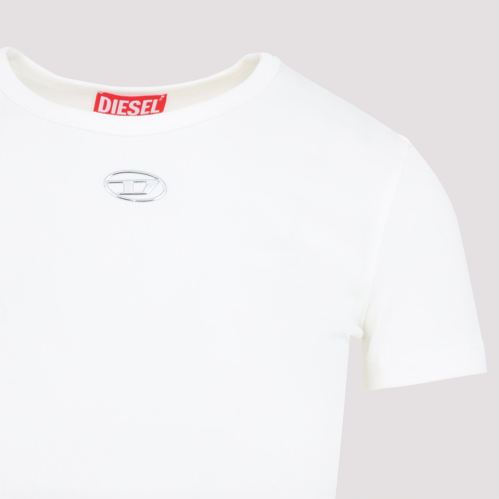 DIESEL Long Sleeve Cotton Blend T-Shirt