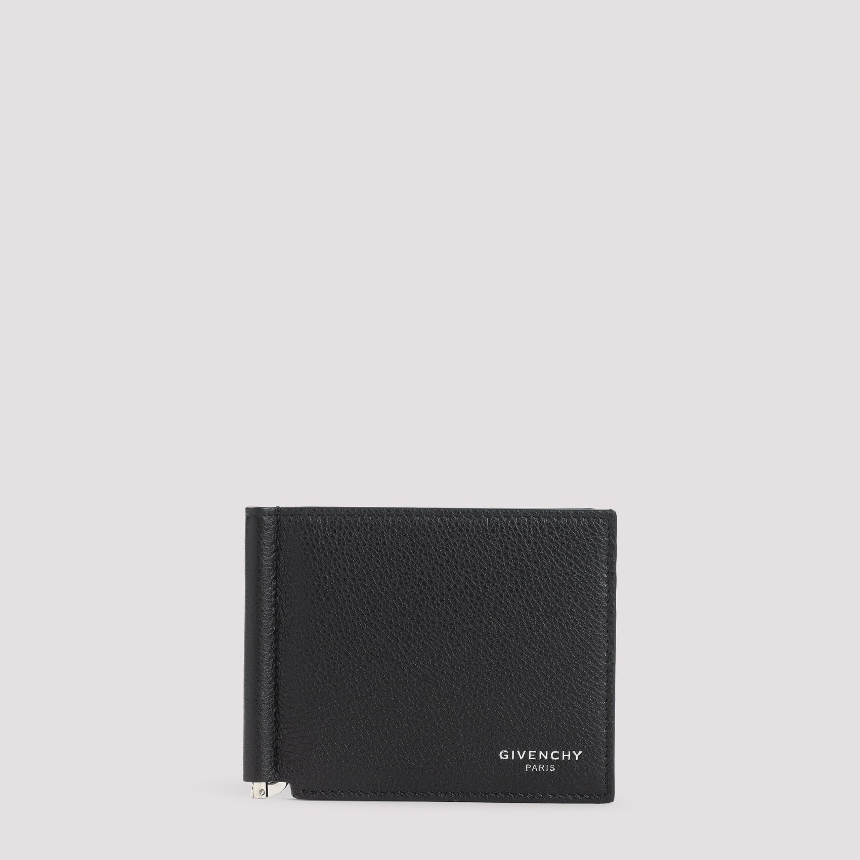 GIVENCHY Men's Mini Leather Wallet with Bill Clip