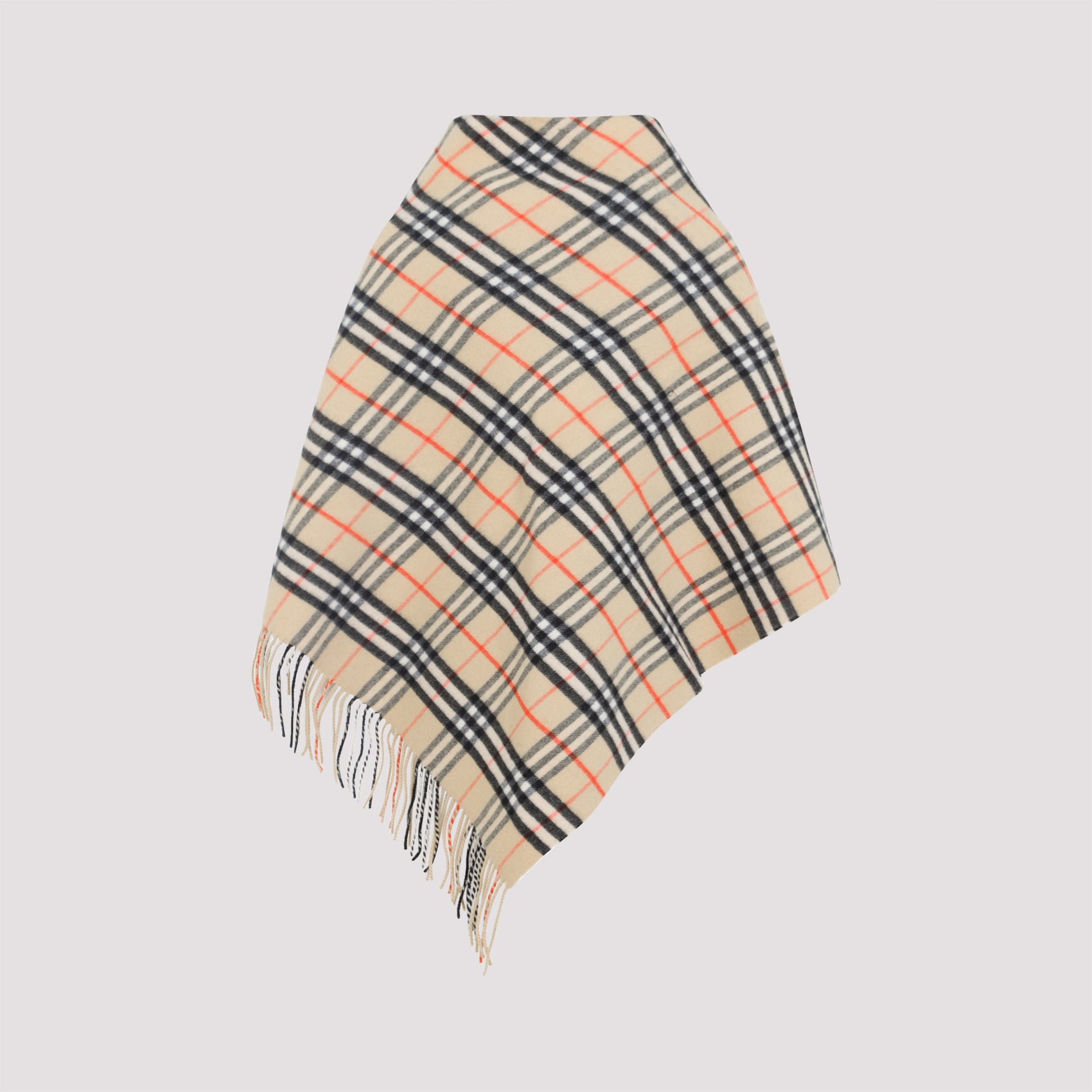 BURBERRY Check Bandana Scarf 193cm x 96cm