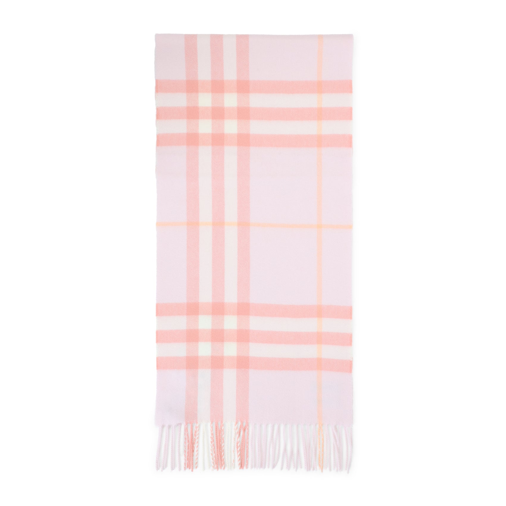 BURBERRY Giant Check Cashmere Scarf - 168cm x 30cm