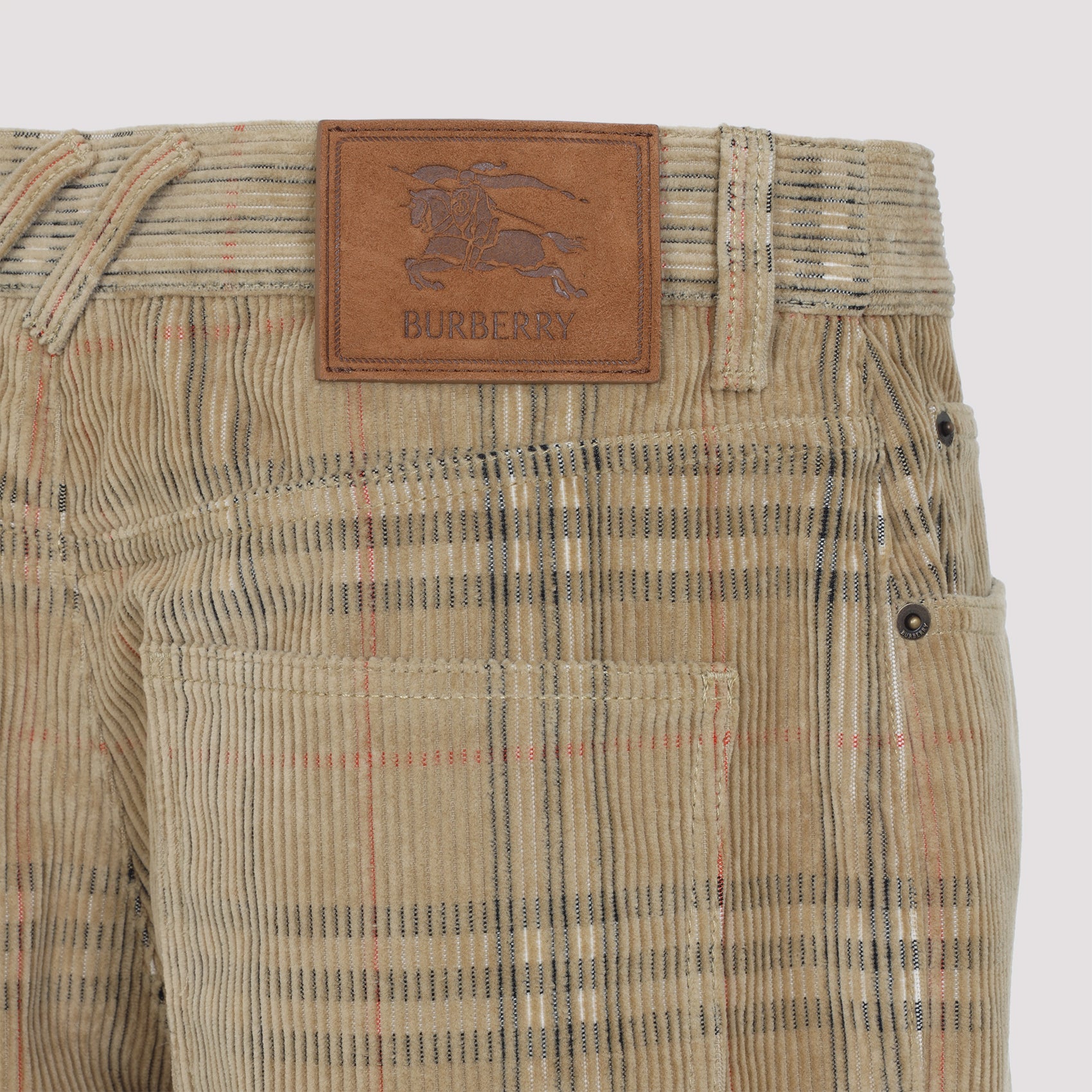 BURBERRY Fred Check Pants - Regular & Straight Leg