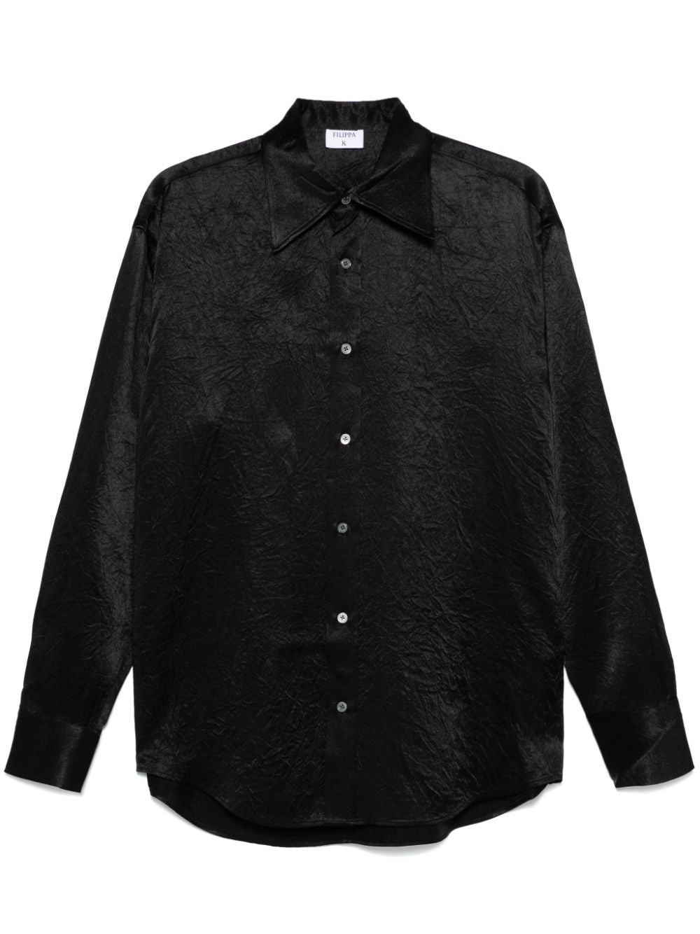 FILIPPA K Oversized Crinkle Shirt with Button Fastening