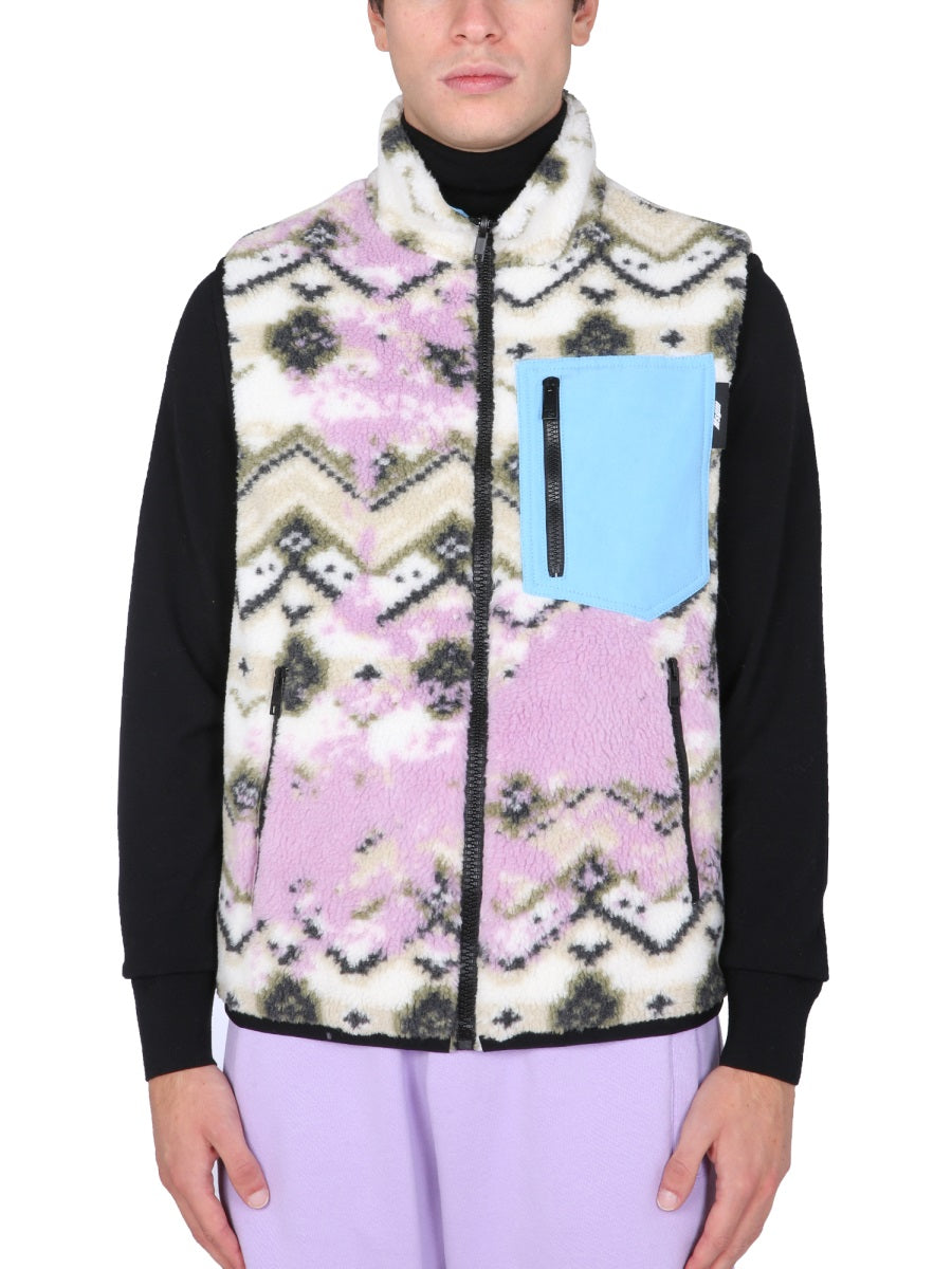 MSGM Fleece Sherpa Vest for Men