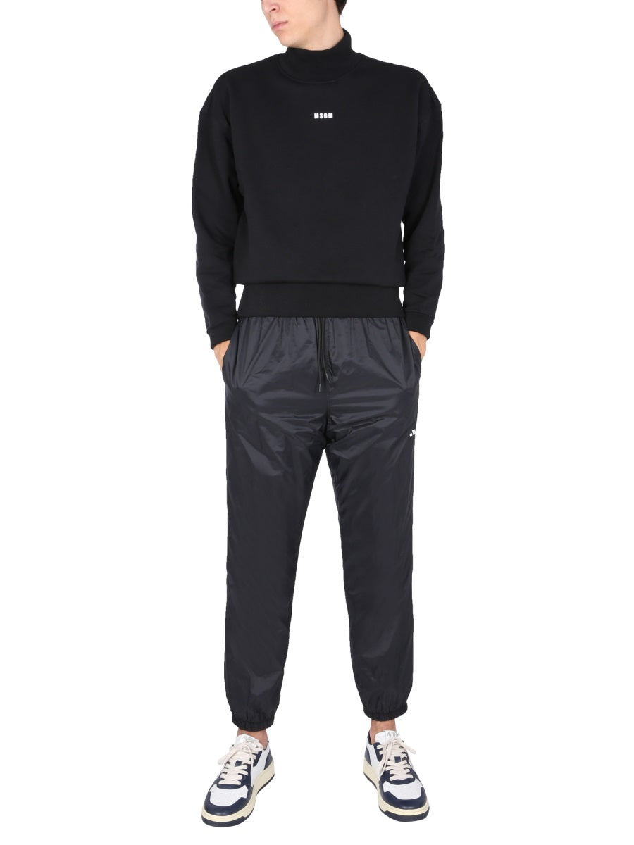 MSGM Stylish Elastic Waist Jogging Pants for Men
