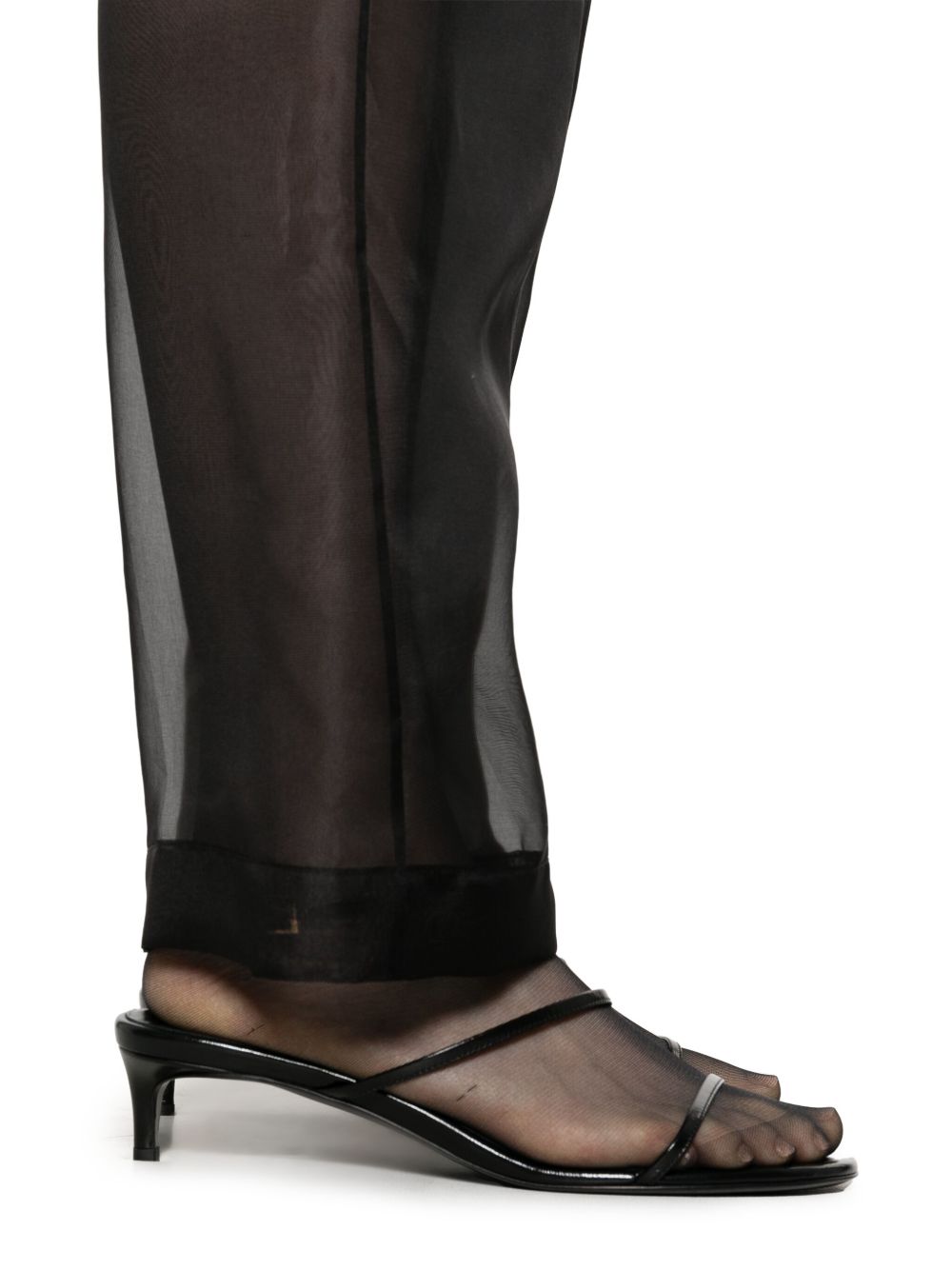 KHAITE Silk Drawstring Trousers for Women