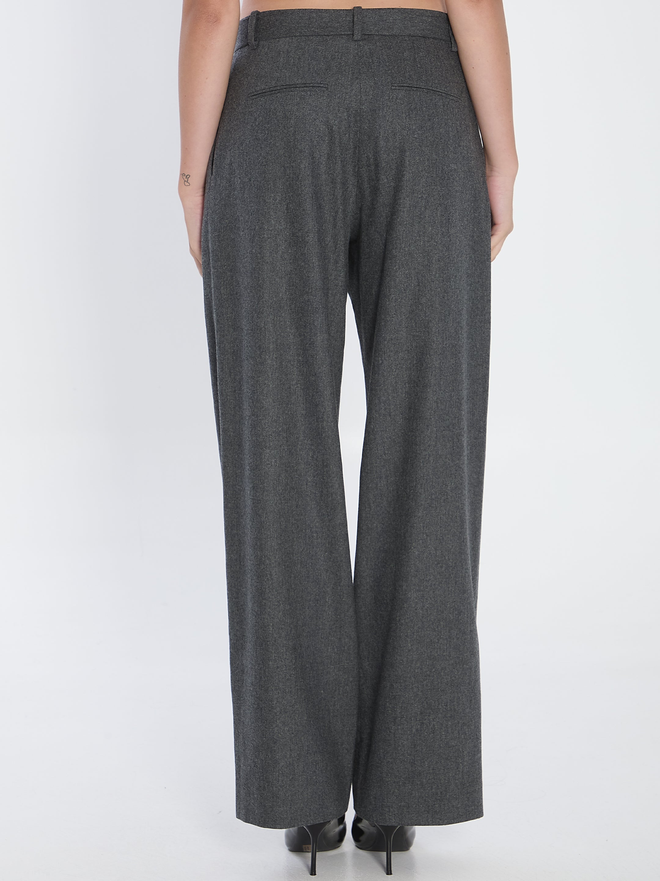 KHAITE Fluid Wide-Leg Trousers Size 04