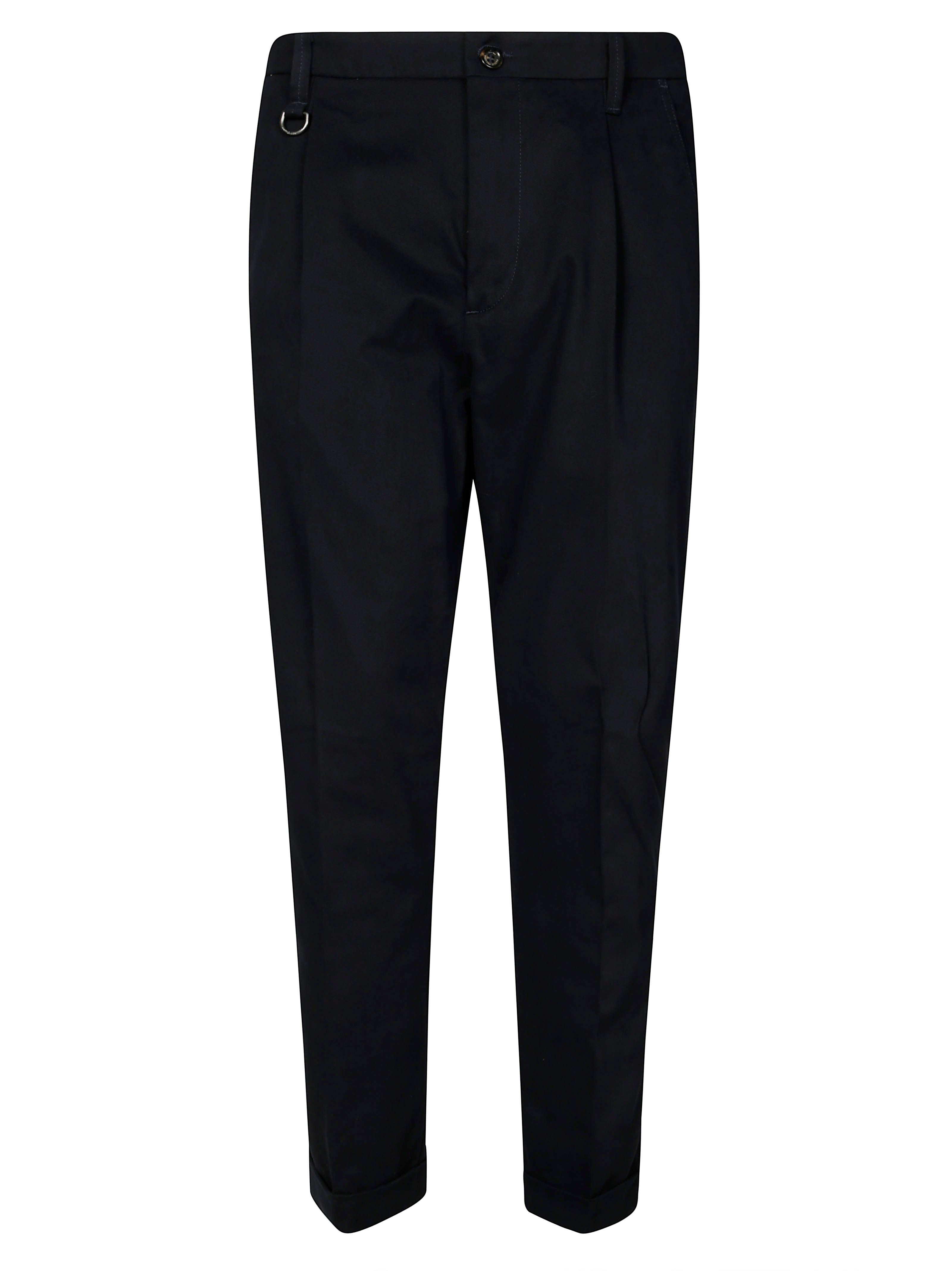 PAOLO PECORA Elegant Trousers with Pleats for Women