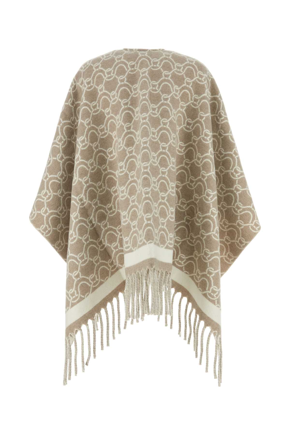 Ferragamo Embroidered Wool Cape for Women