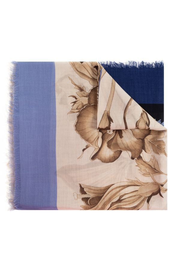 Ferragamo Chic Cashmere Floral Scarf