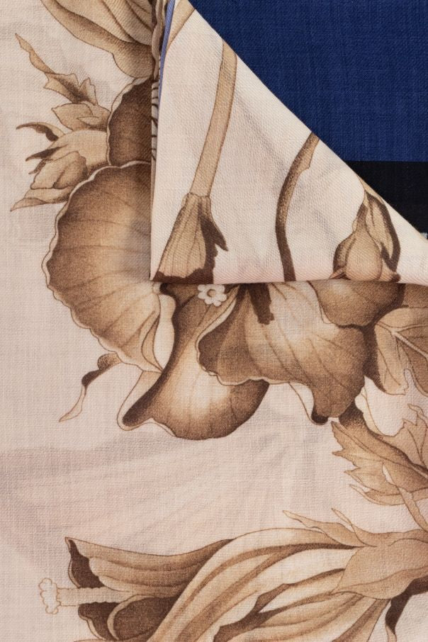 Ferragamo Chic Cashmere Floral Scarf