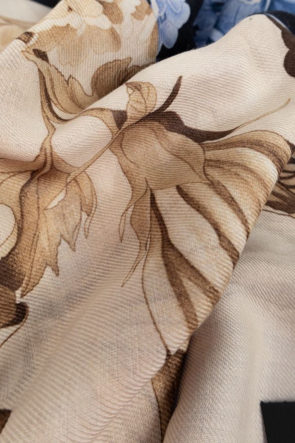 Ferragamo Chic Cashmere Floral Scarf