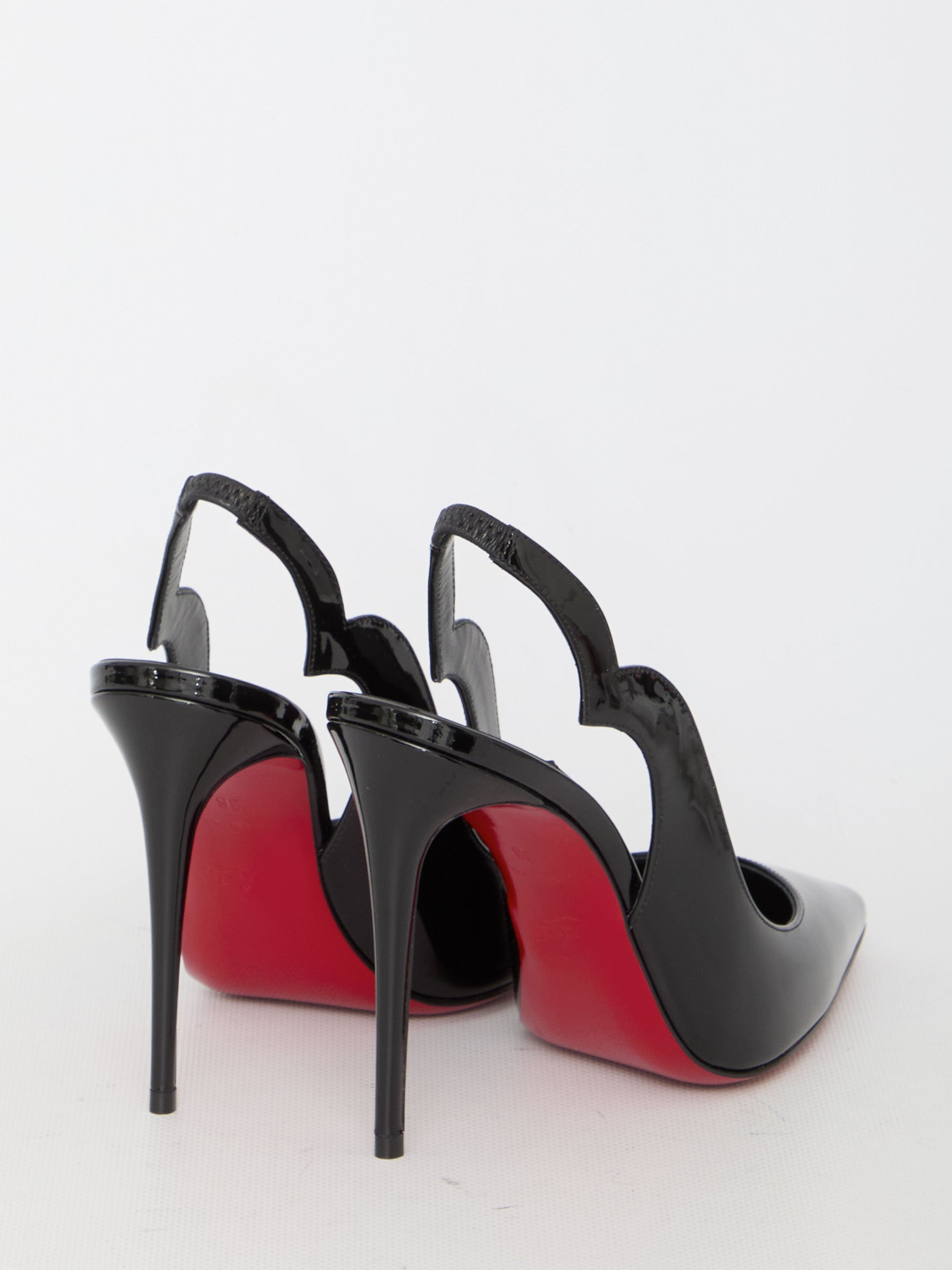 CHRISTIAN LOUBOUTIN Hot Chick Sling Pumps 10CM Heel