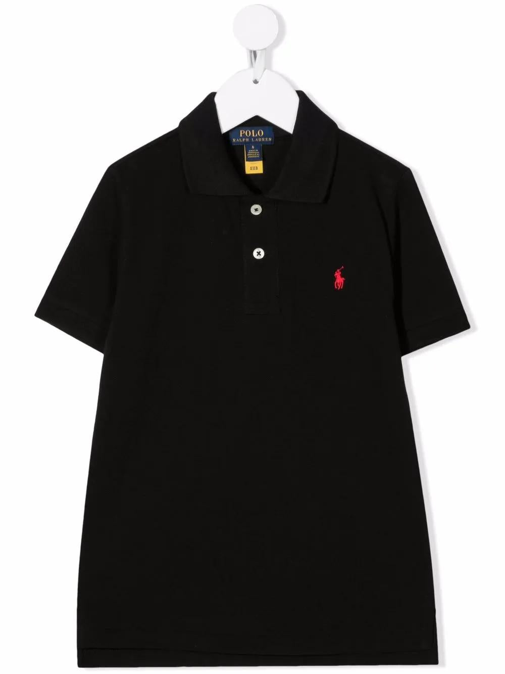 POLO RALPH LAUREN KIDS Embroidered Logo Mini Polo Shirt for Girls