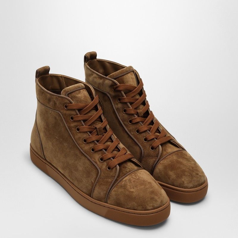 CHRISTIAN LOUBOUTIN High-Top Suede Sneakers for Men