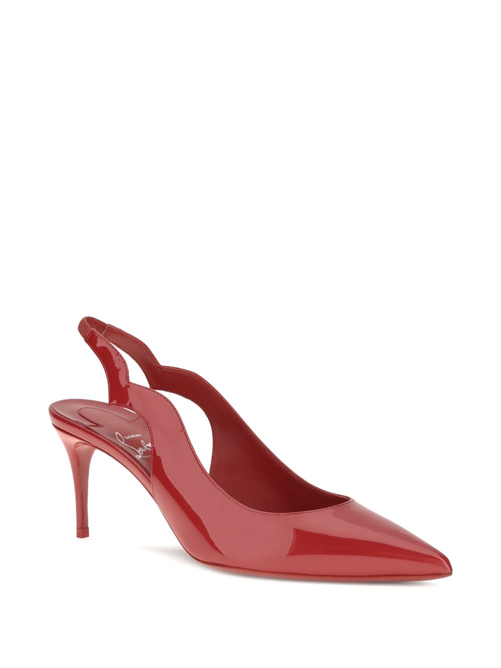 CHRISTIAN LOUBOUTIN Stiletto Heels with Slingback and Cutout Detail