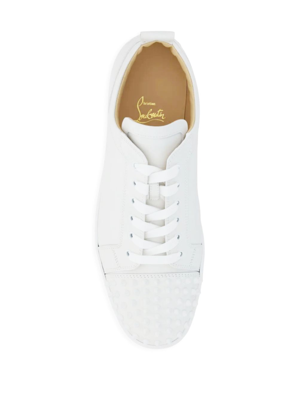 CHRISTIAN LOUBOUTIN Men's Spike Detail Leather Sneakers