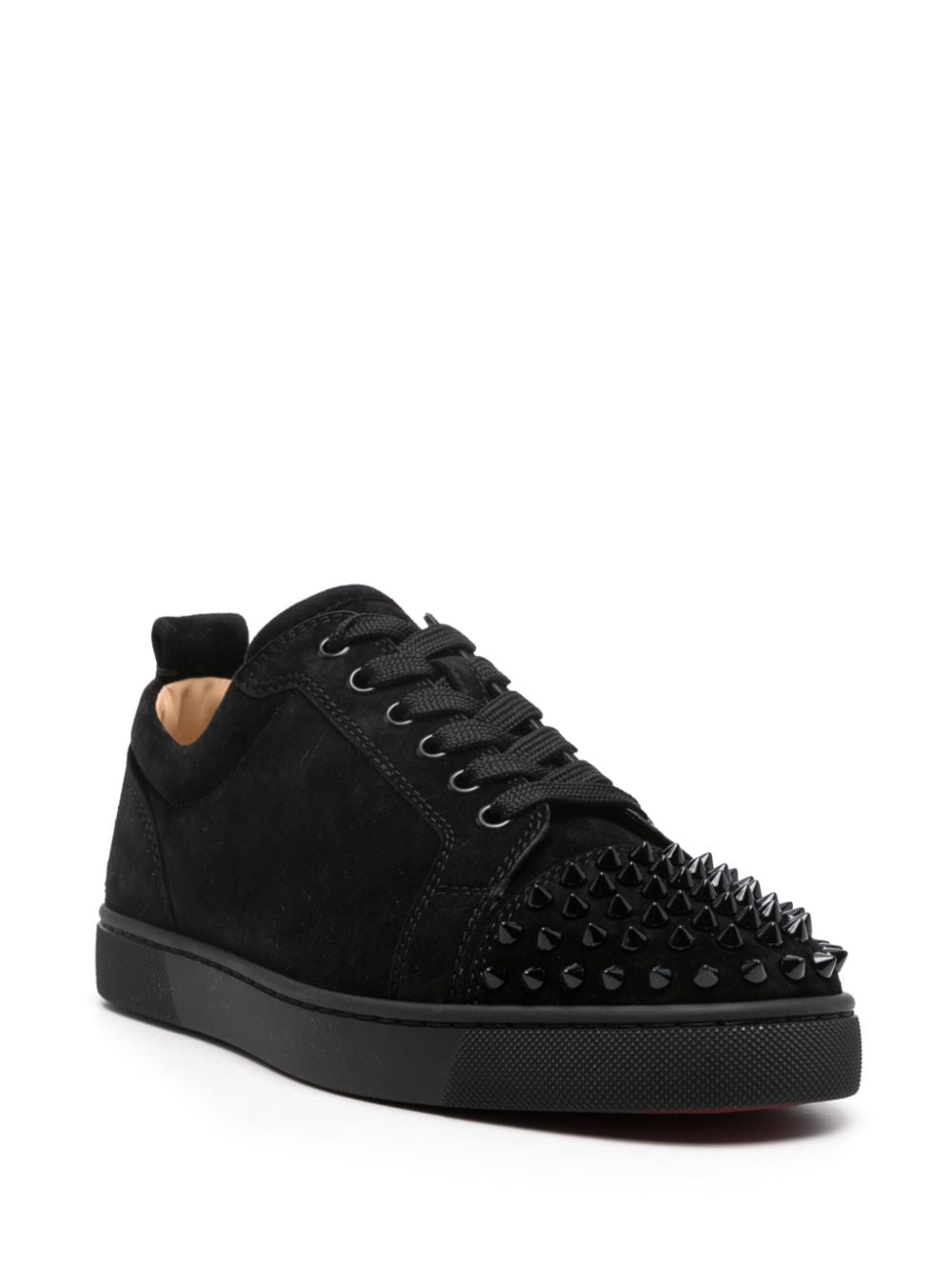 CHRISTIAN LOUBOUTIN Fabric Panelled Sneakers with Stud Detailing