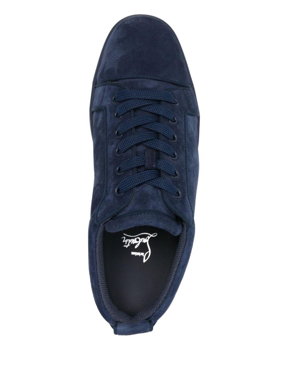 CHRISTIAN LOUBOUTIN Louis Junior Velvet  Sneakers for Men