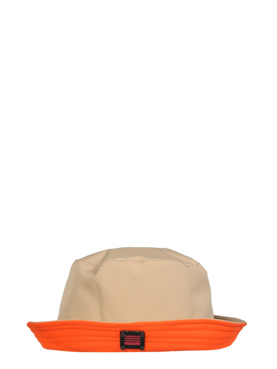 MSGM Two-Tone Bucket Hat for Men