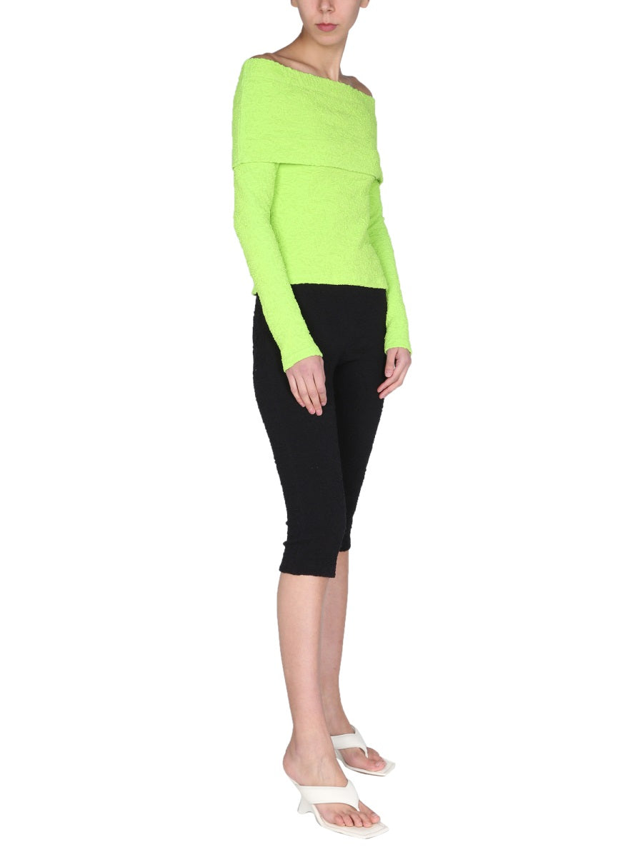 MSGM Boat Neck Mini Top