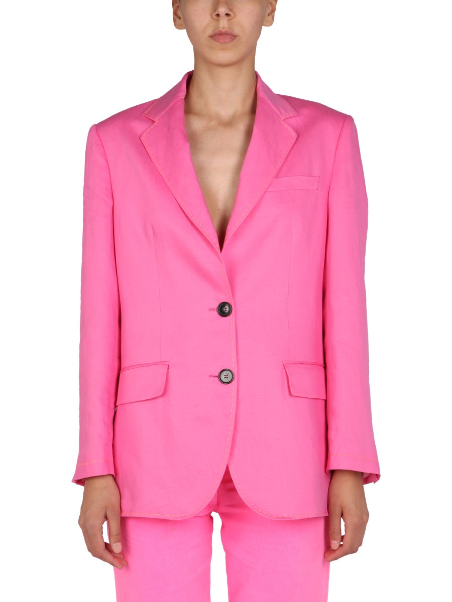 MSGM Single-Breasted Mini Jacket for Women