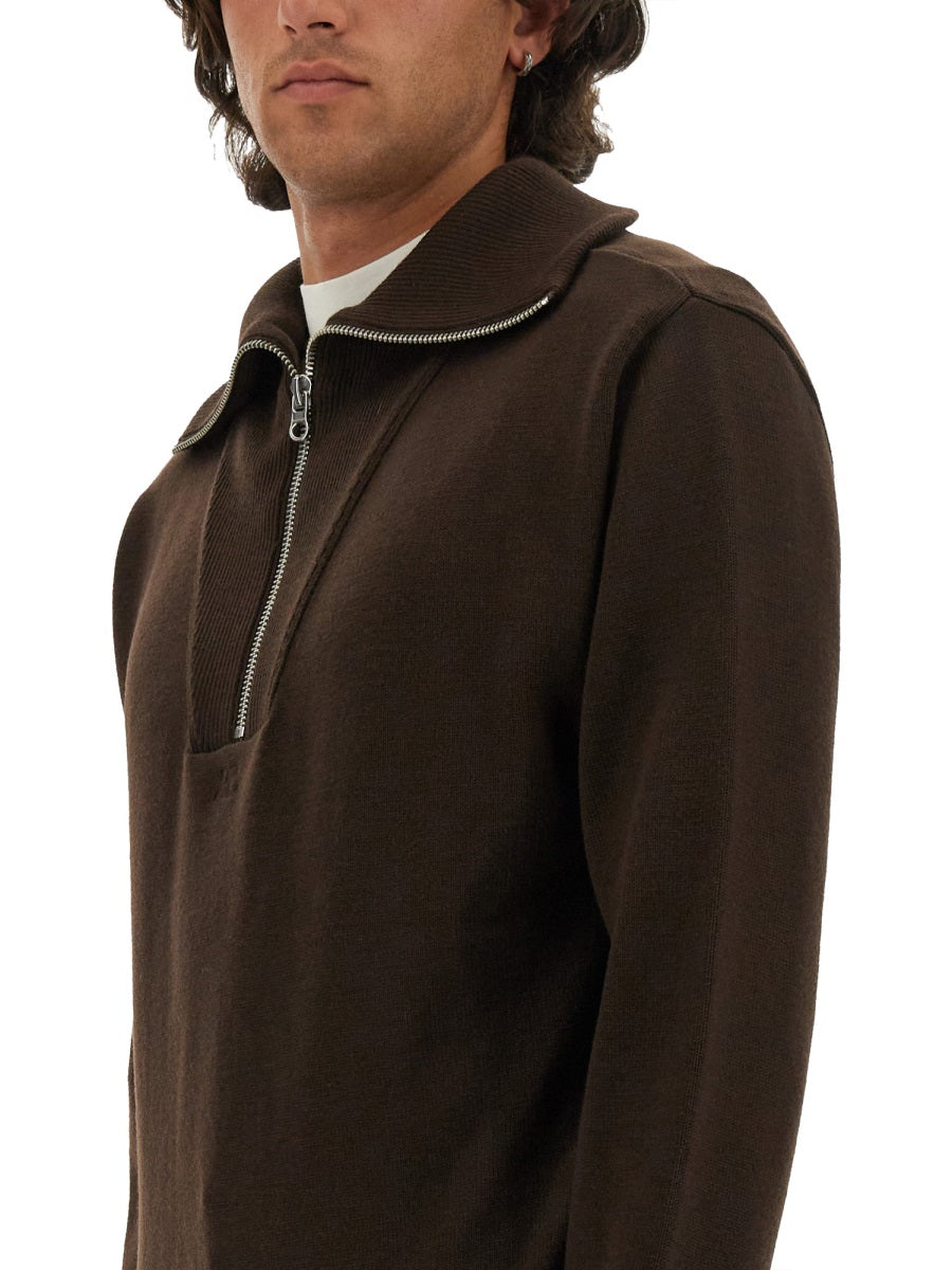 COURREGÈS Men's Knit Polo - Size L