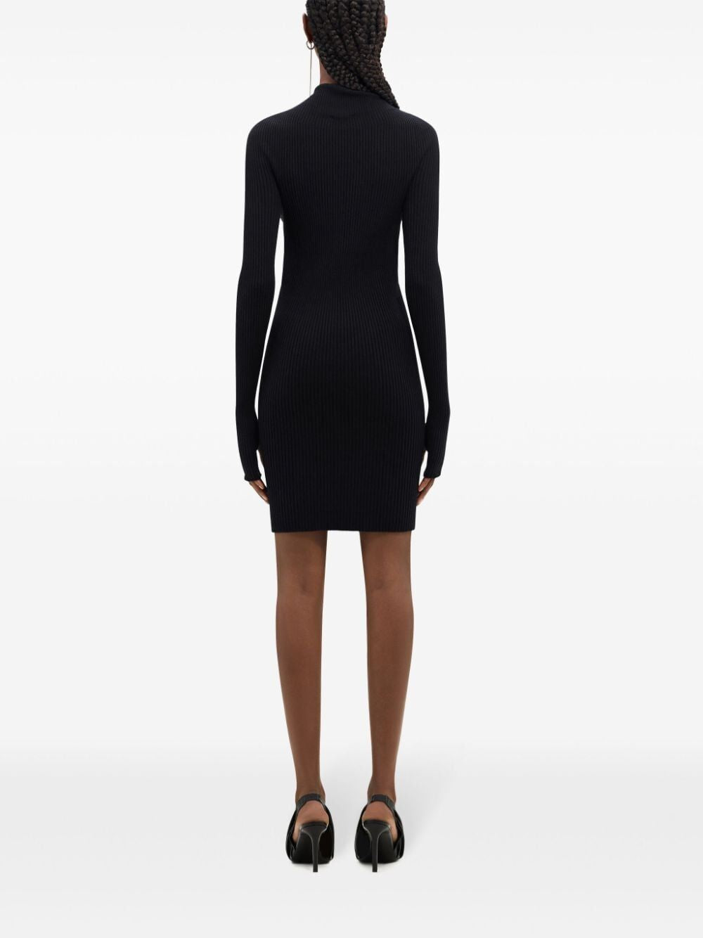 COURREGÈS Chic Organic Cotton Mini Dress for Women