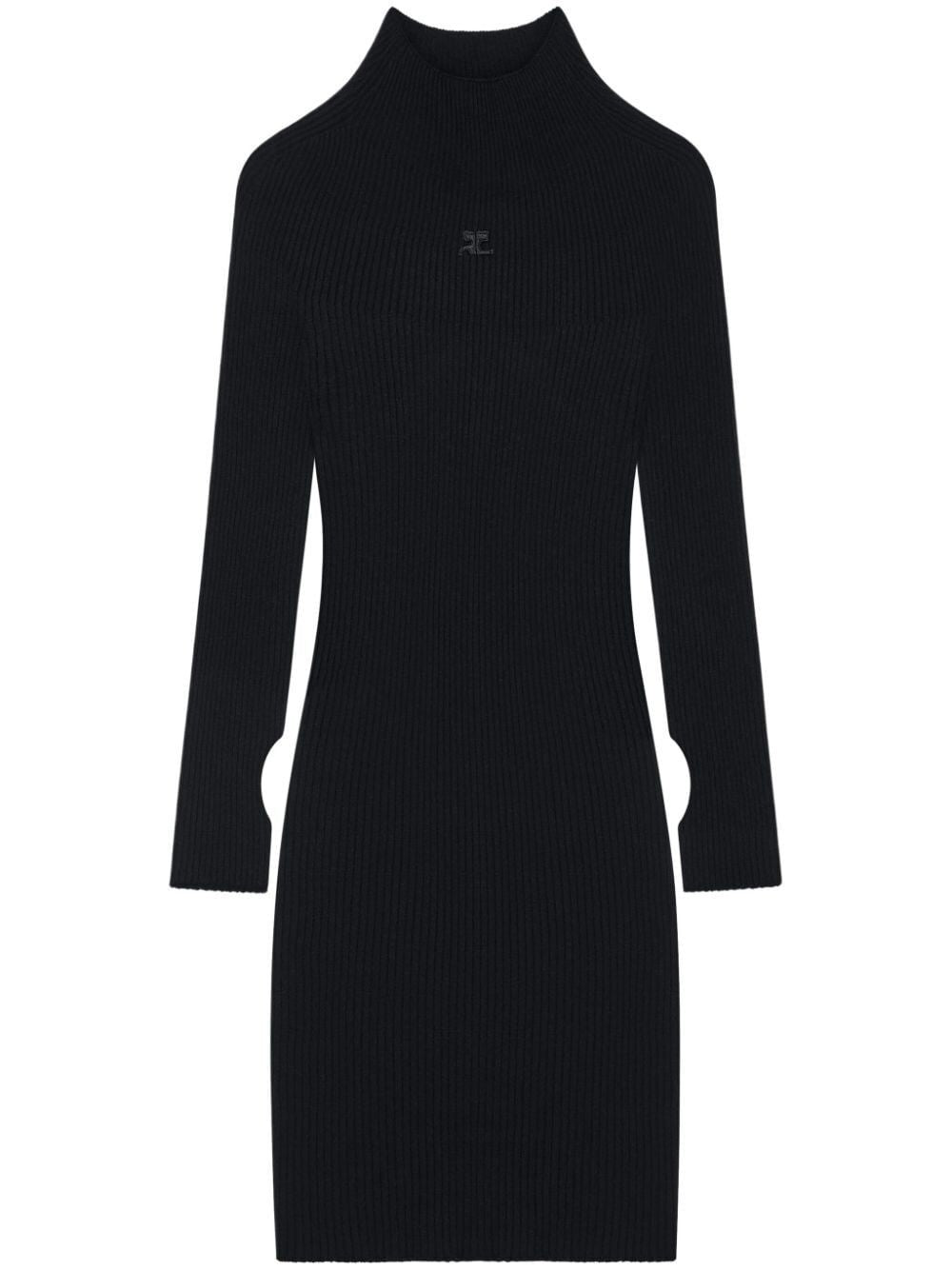 COURREGÈS Chic Organic Cotton Mini Dress for Women