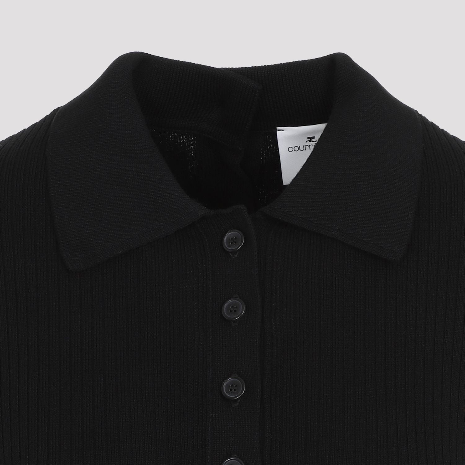 COURREGÈS Multi Buttons Midi Dress