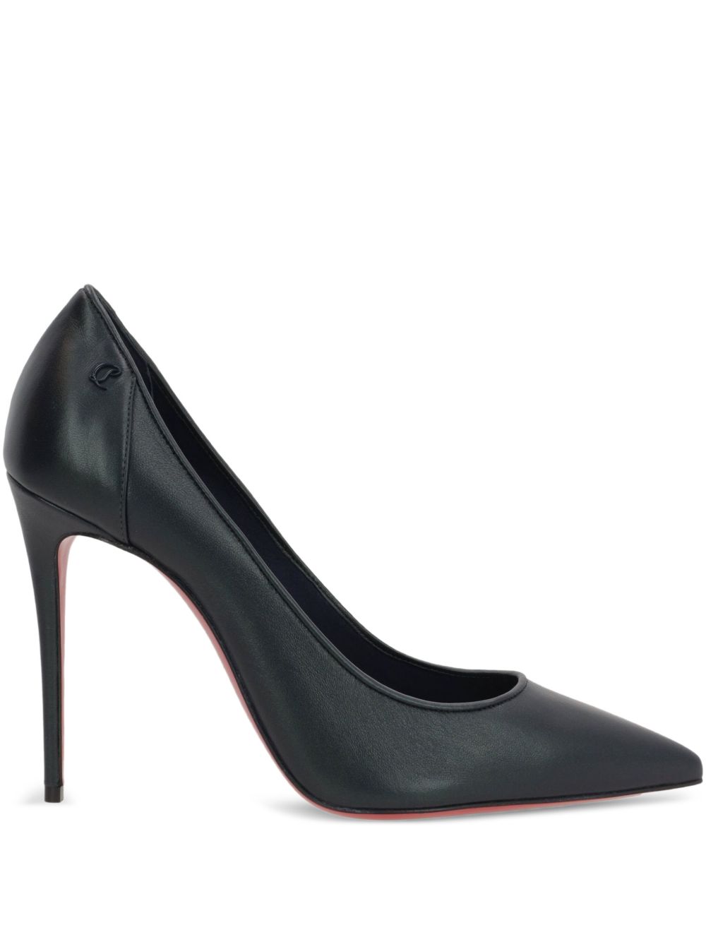 CHRISTIAN LOUBOUTIN Elegant Sporty Kate Leather Pumps - 100 mm Heel