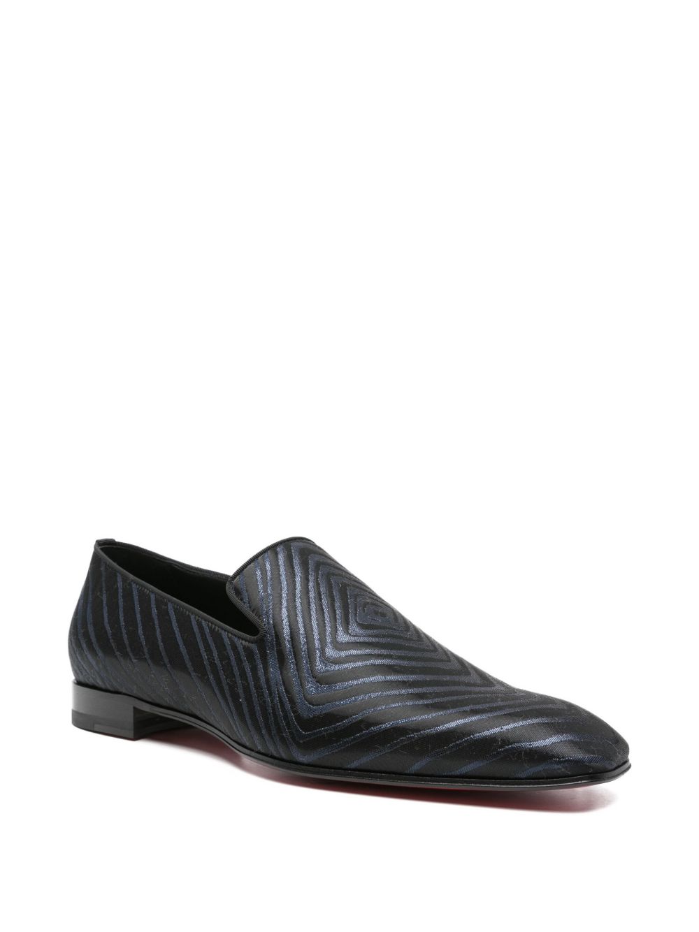 CHRISTIAN LOUBOUTIN Flat Slip-On Shoes for Men - Geometric Pattern