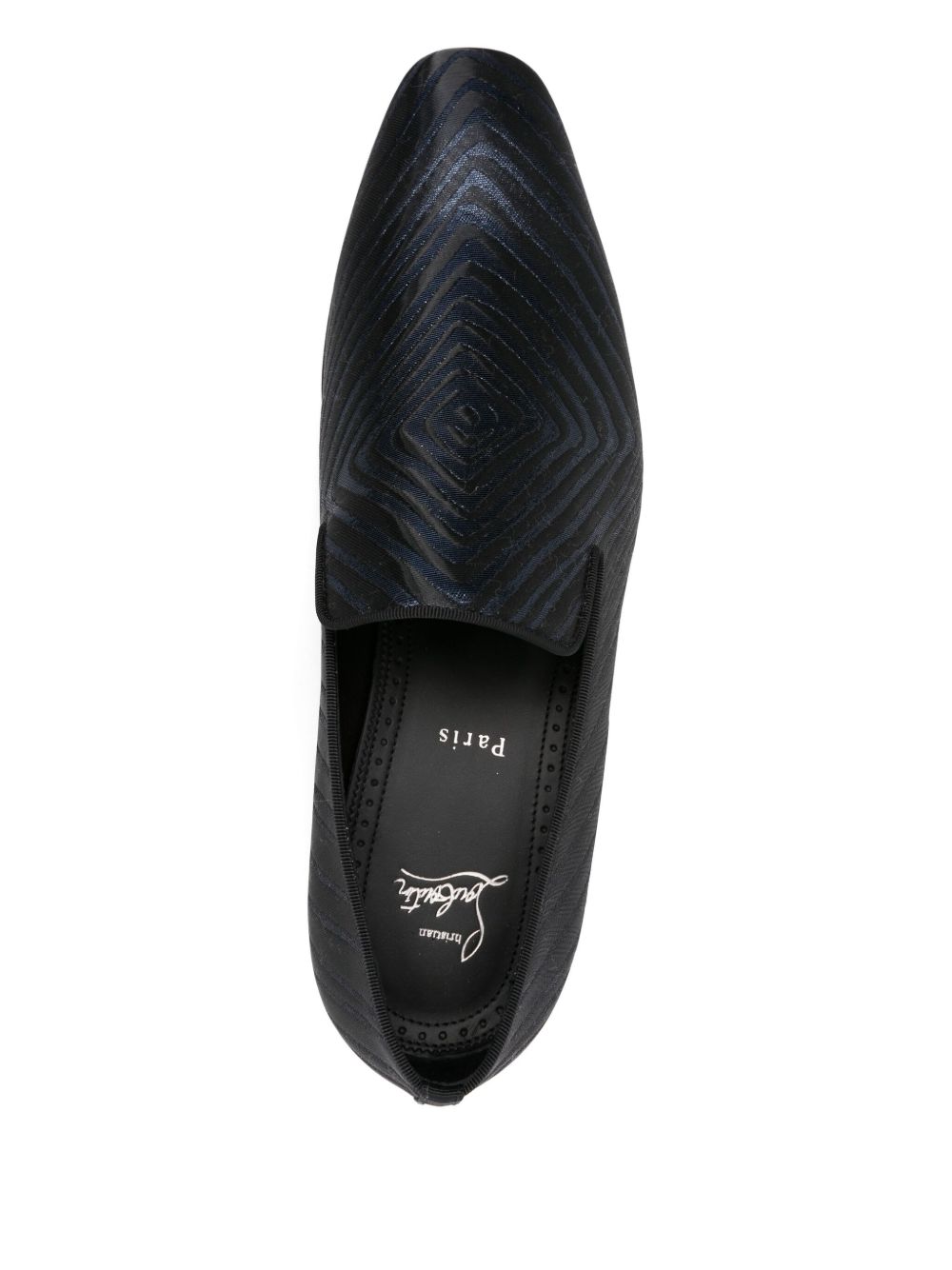 CHRISTIAN LOUBOUTIN Flat Slip-On Shoes for Men - Geometric Pattern