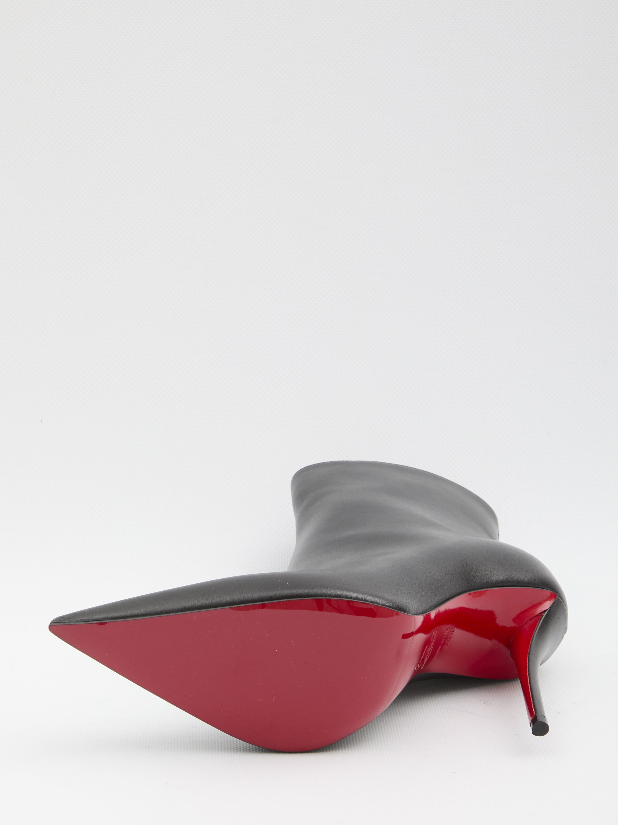 CHRISTIAN LOUBOUTIN Miss Z Booty Ankle Boot - 10 cm Heel