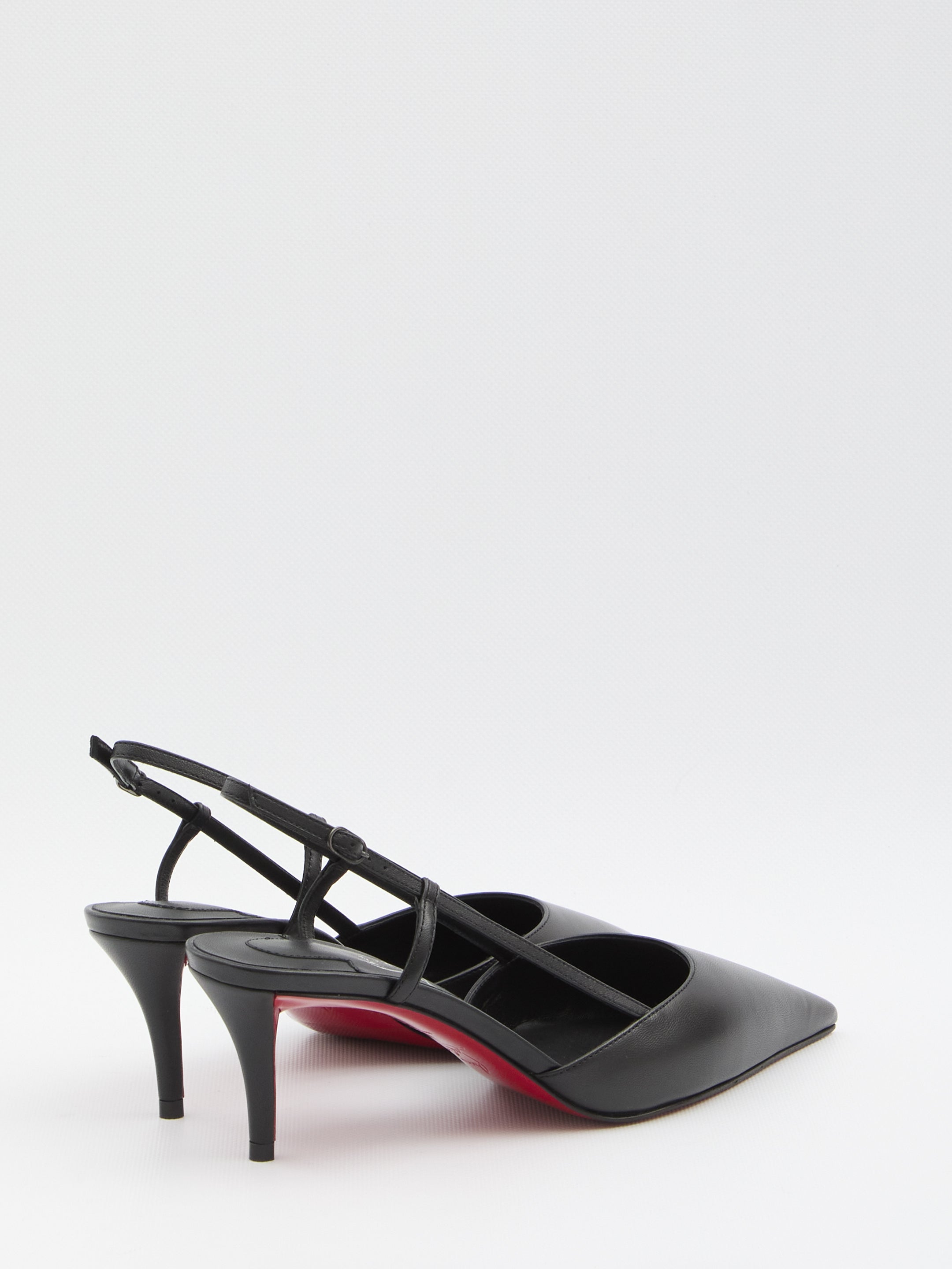 CHRISTIAN LOUBOUTIN Miss Sling Pumps - Pointed-Toe Heels with Slim Strap - 6cm Heel