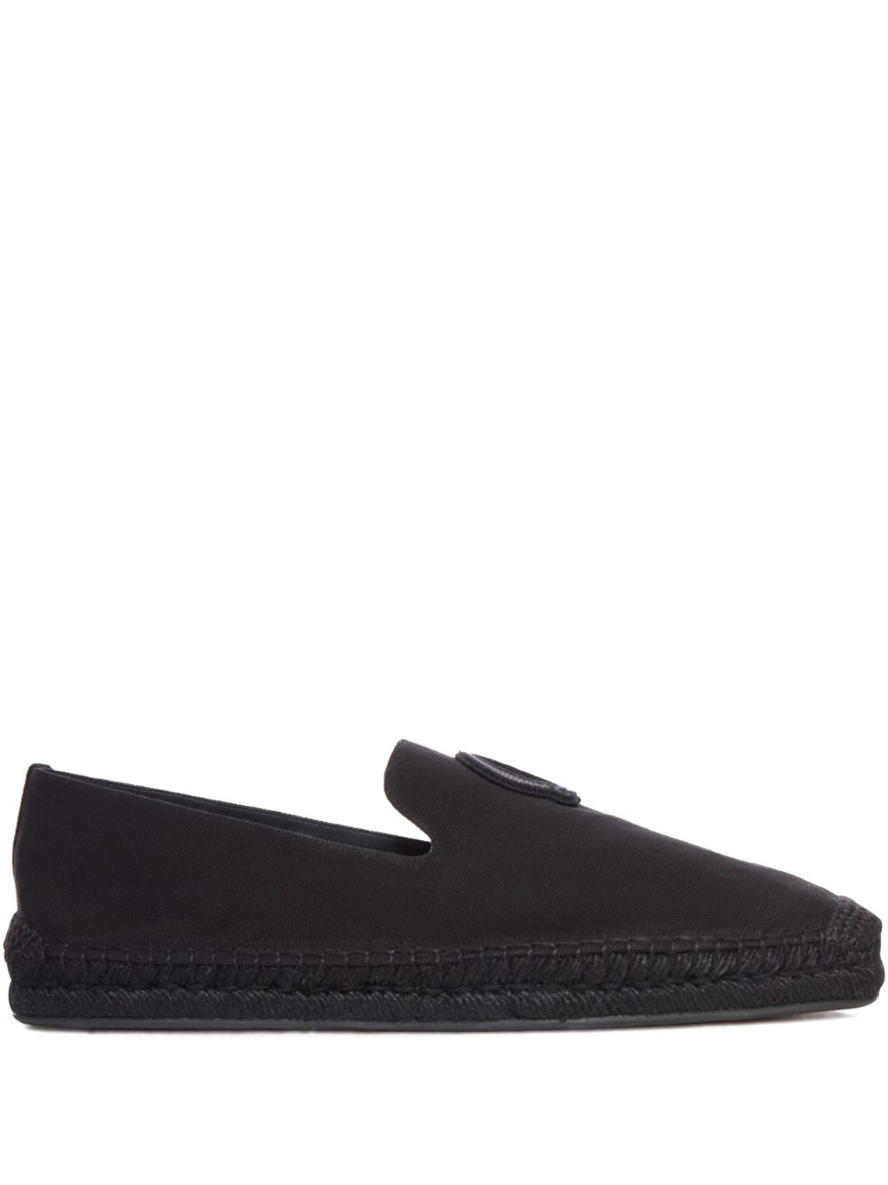 CHRISTIAN LOUBOUTIN Men's Slip-On Leather Loafers with Braided Trim