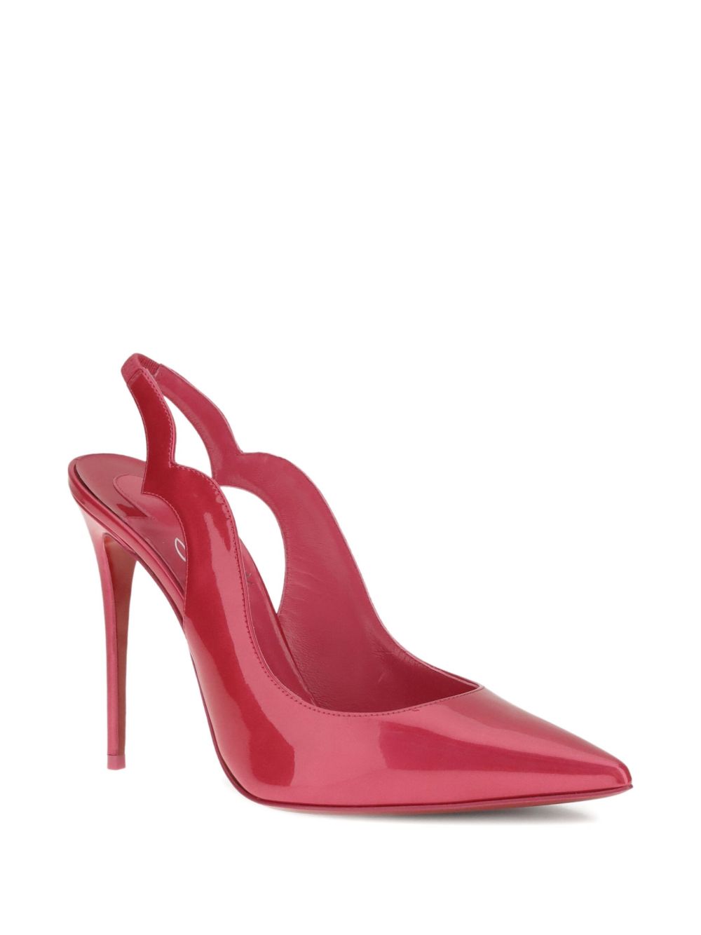 CHRISTIAN LOUBOUTIN Slingback Stiletto Pump with Cut-Out Detail