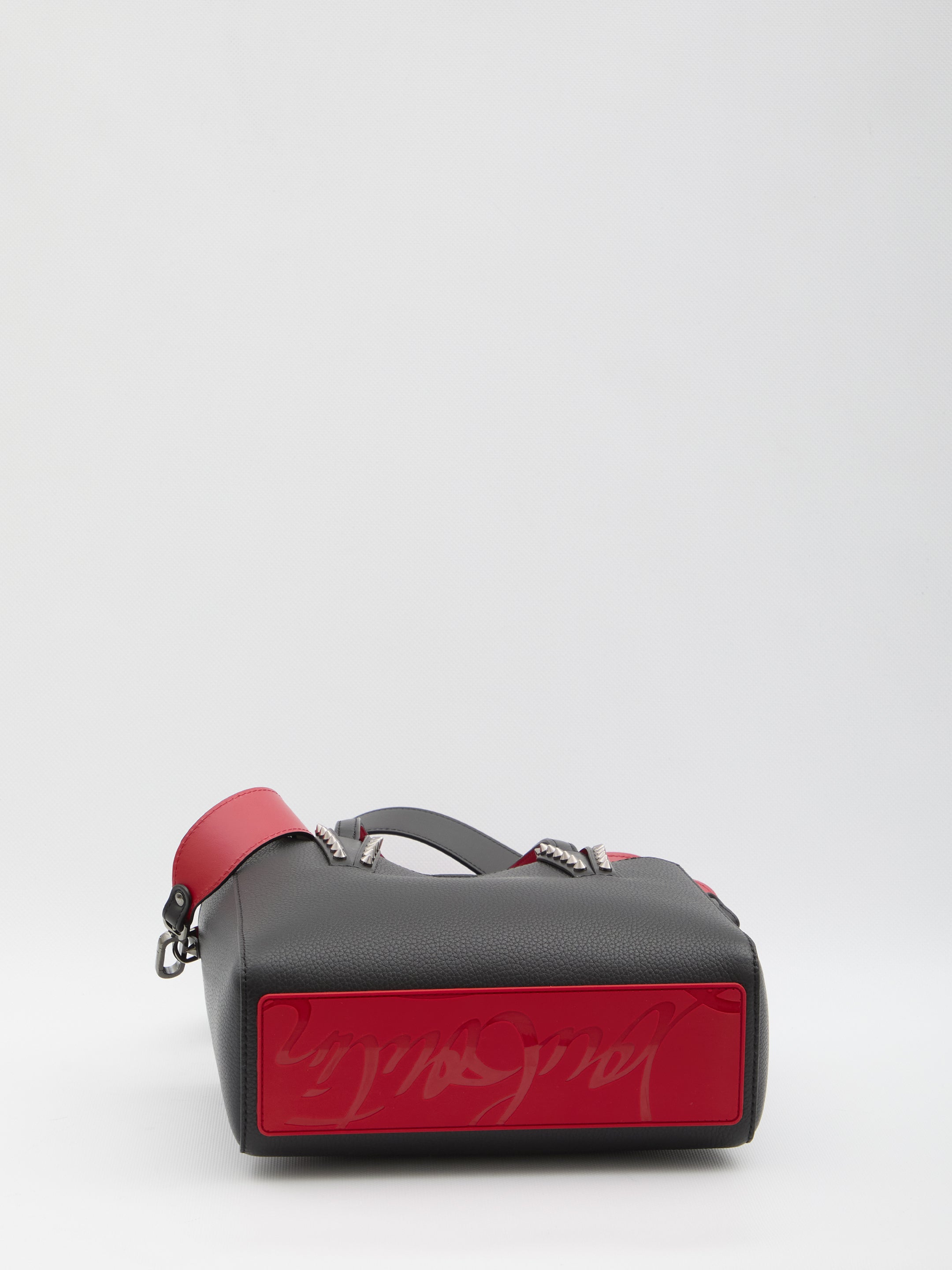 CHRISTIAN LOUBOUTIN Grained Leather Cabata Handbag - 17cm x 24.5cm