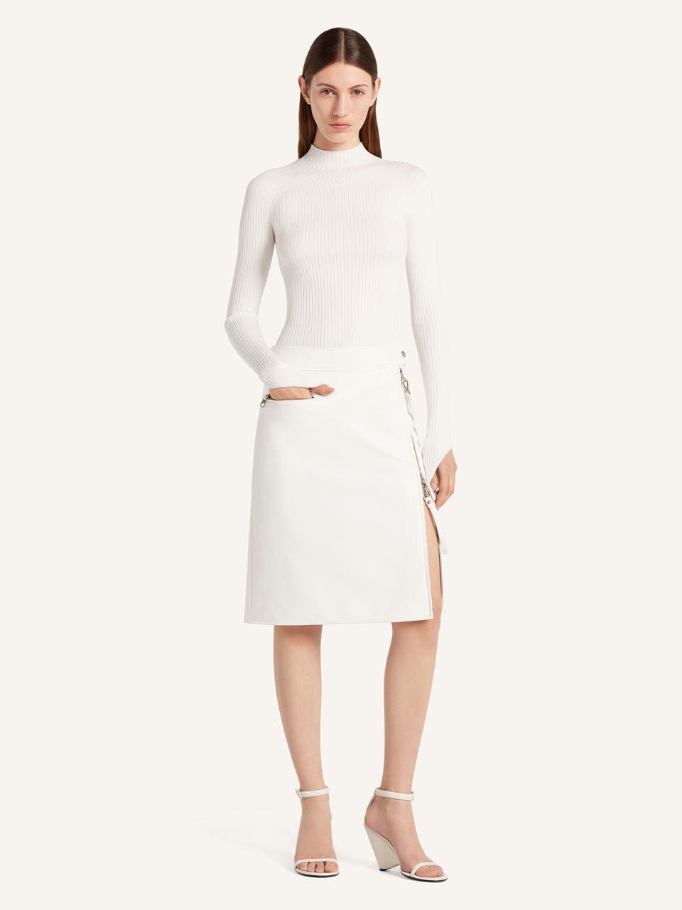 COURREGÈS Elegant Women's Skirt - Autumn/Winter Collection