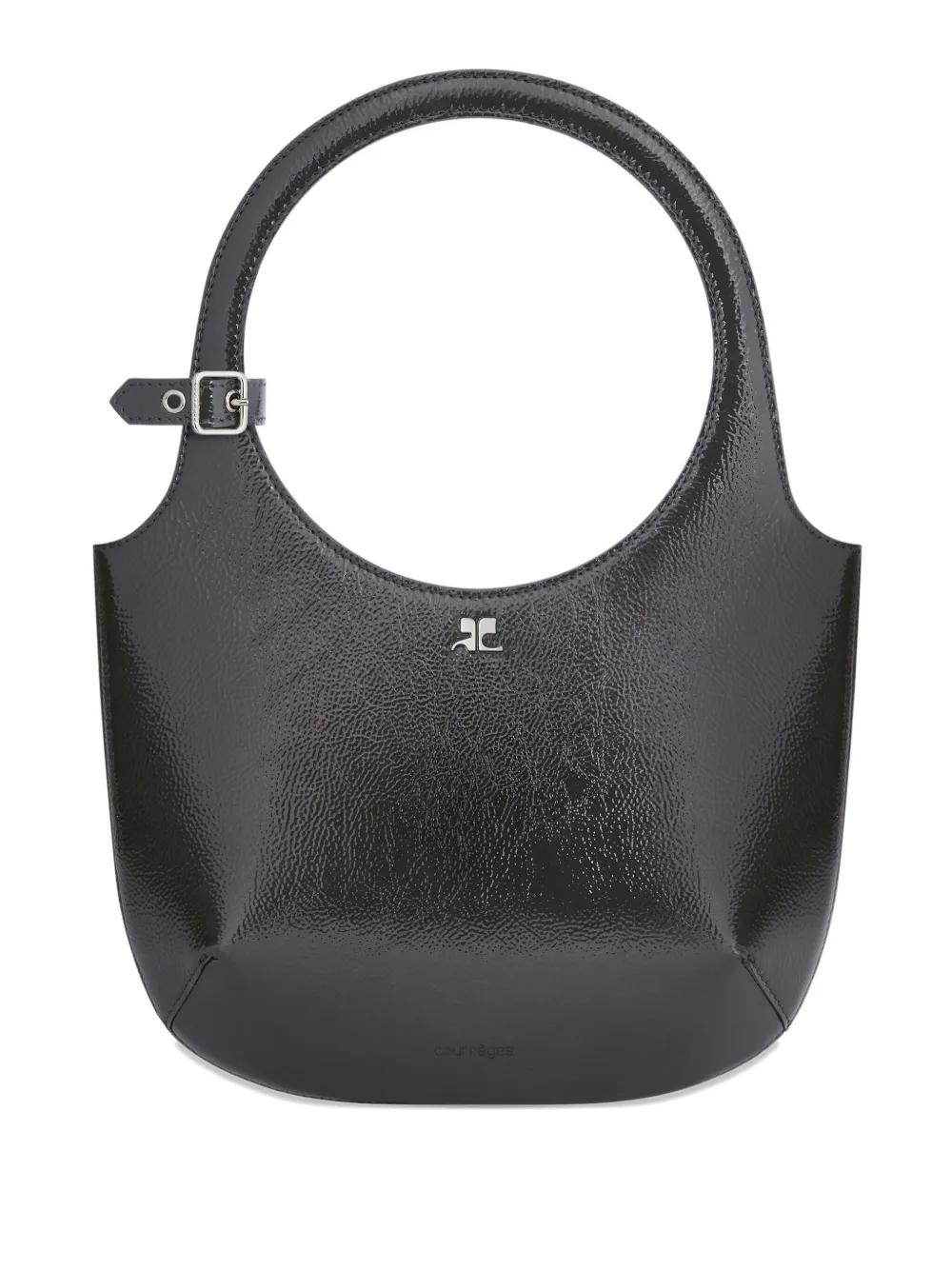 COURREGÈS Curved Vegan Leather Handbag