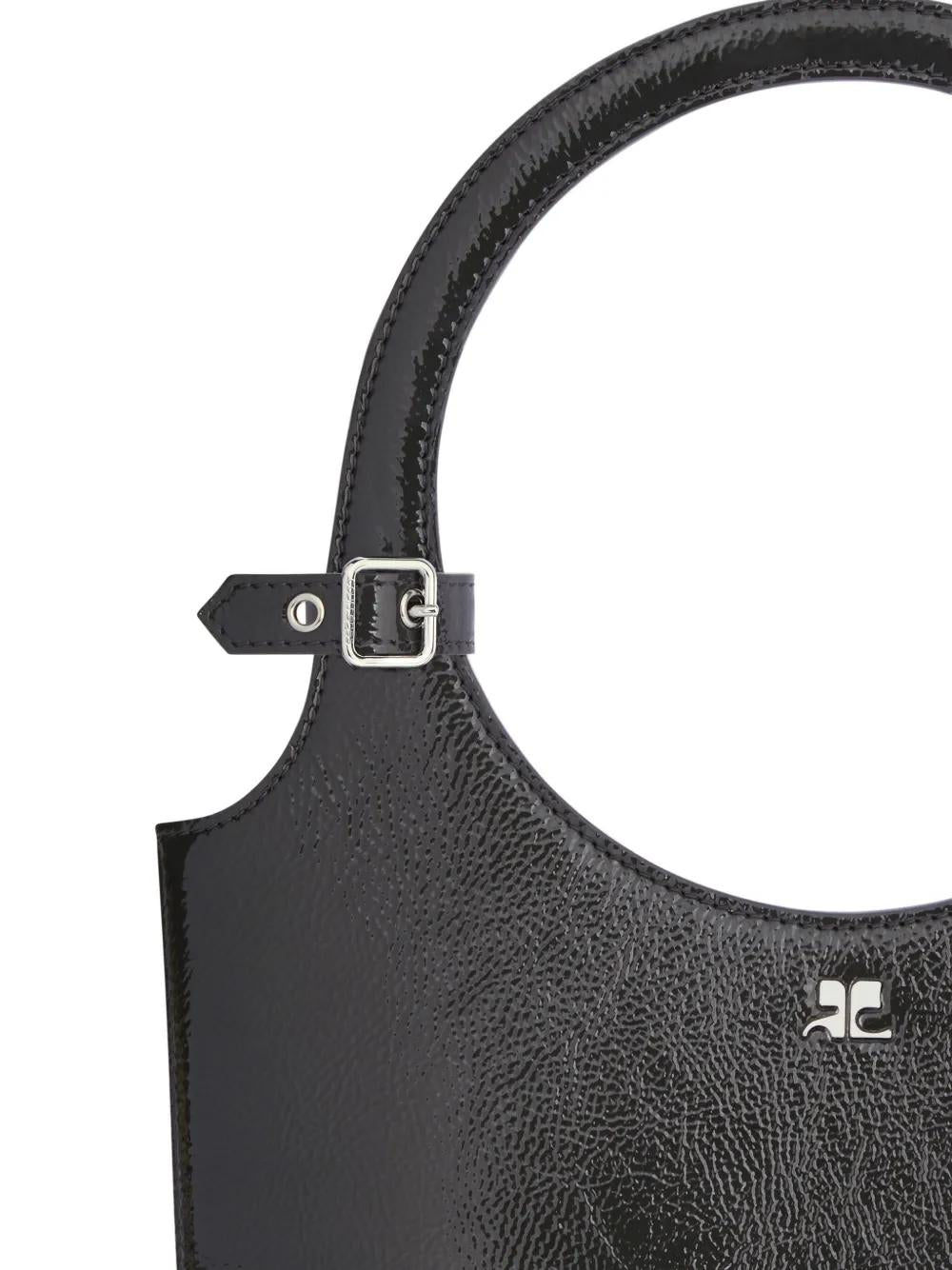 COURREGÈS Curved Vegan Leather Handbag