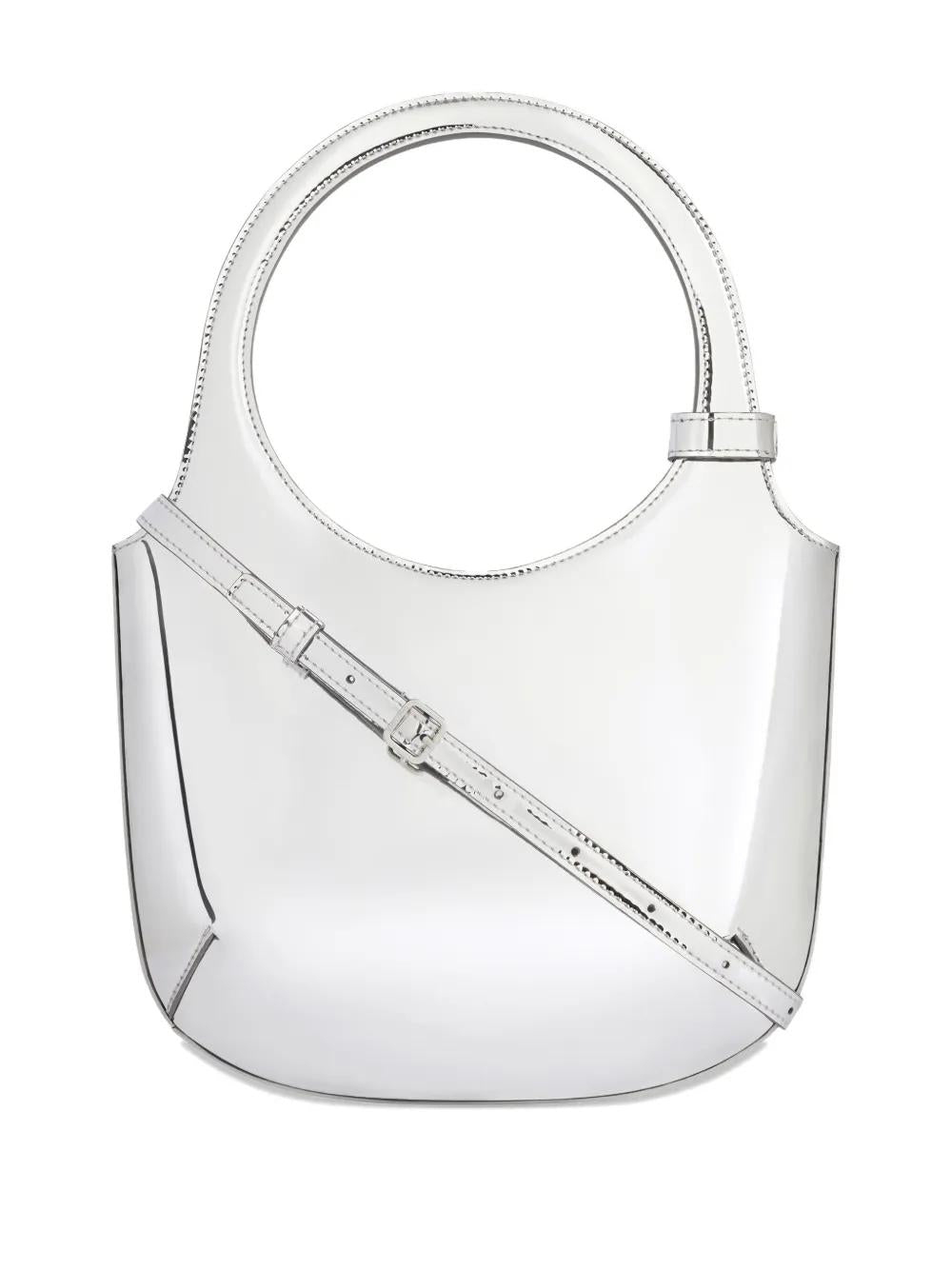 COURREGÈS Metallic Shoulder Mini Handbag