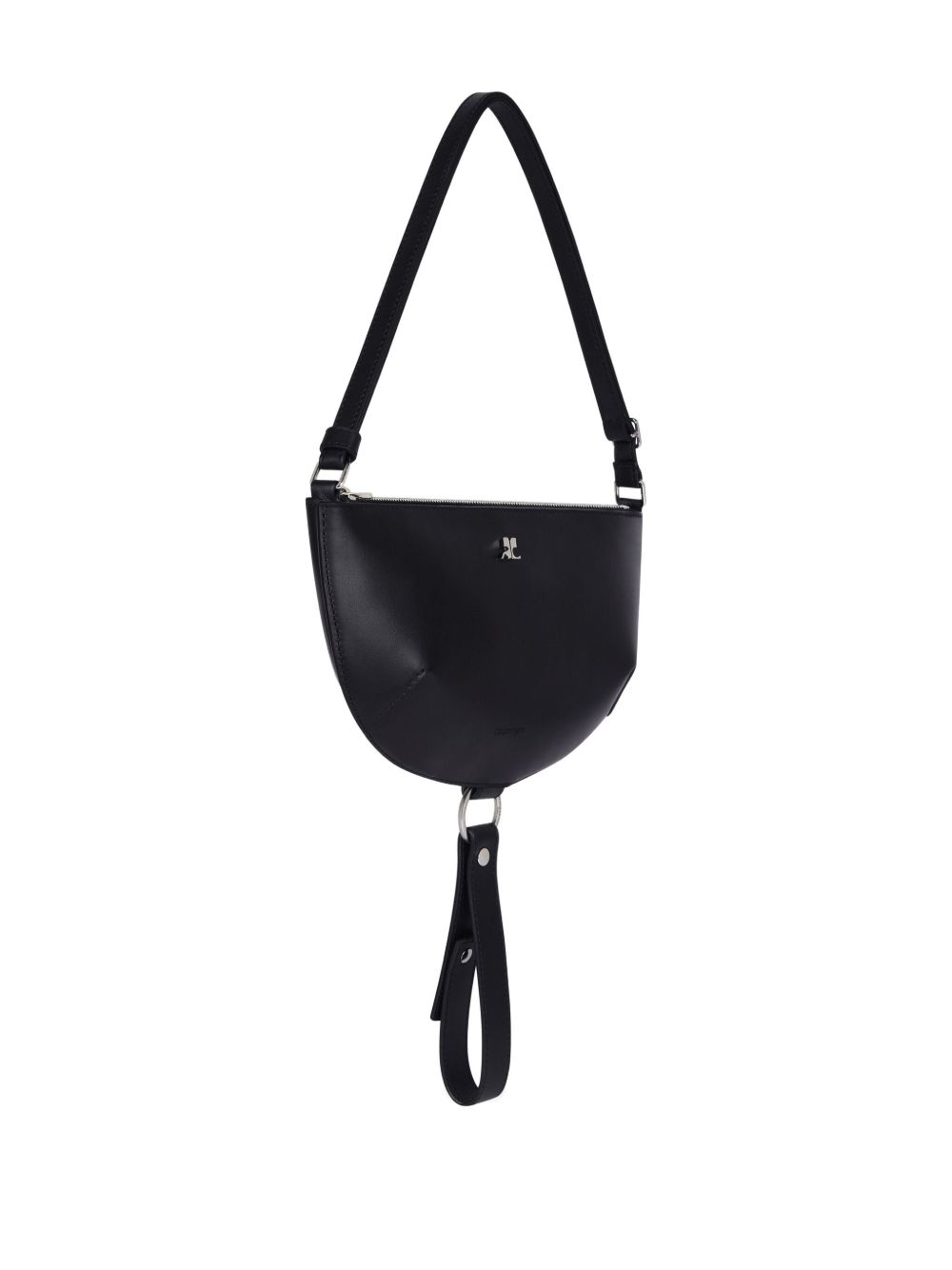 COURREGÈS Mini Leather Shoulder Handbag