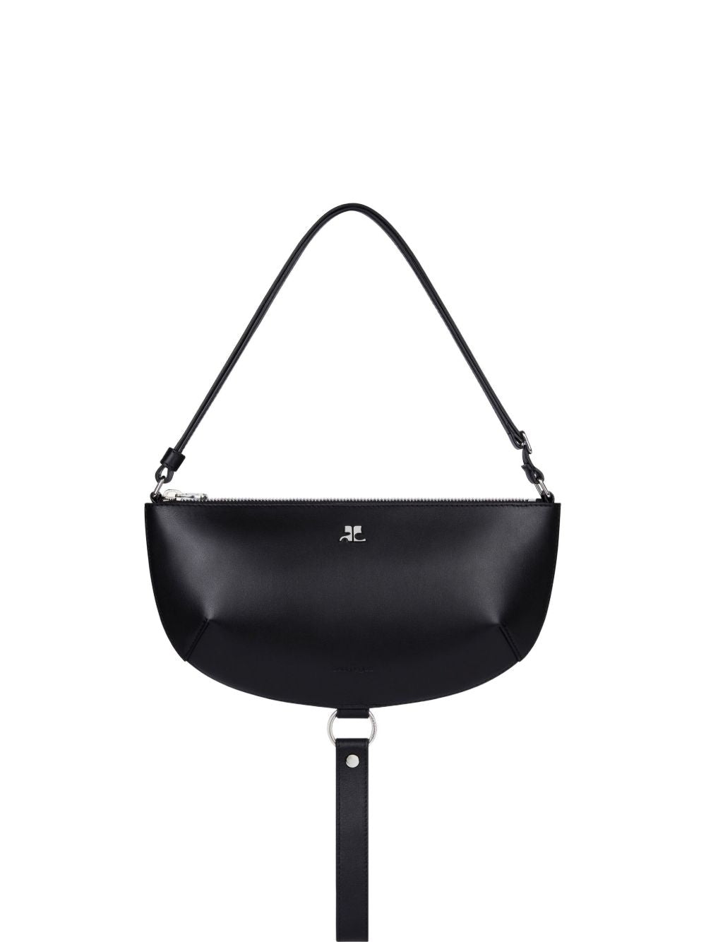 COURREGÈS Mini Leather Shoulder Handbag
