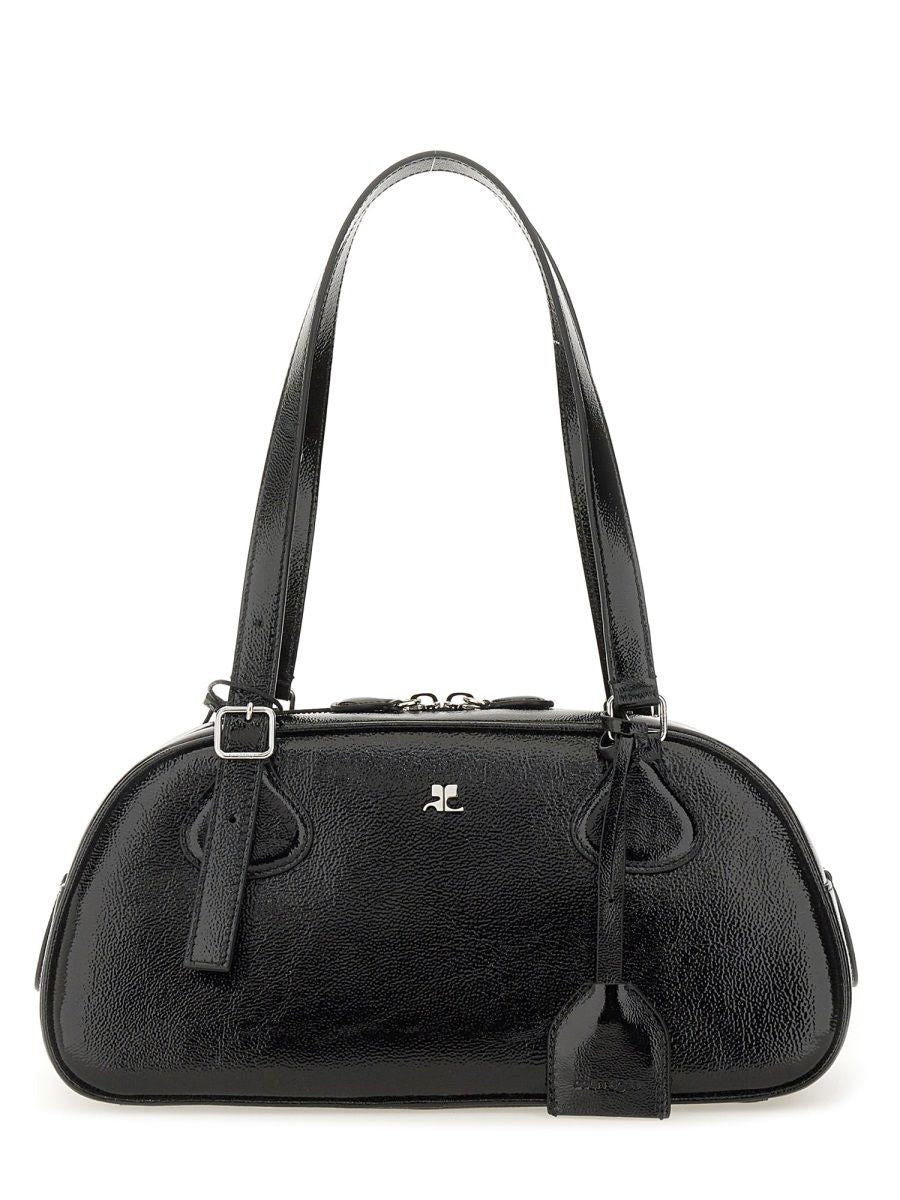 COURREGÈS Medium Naplack Handbag